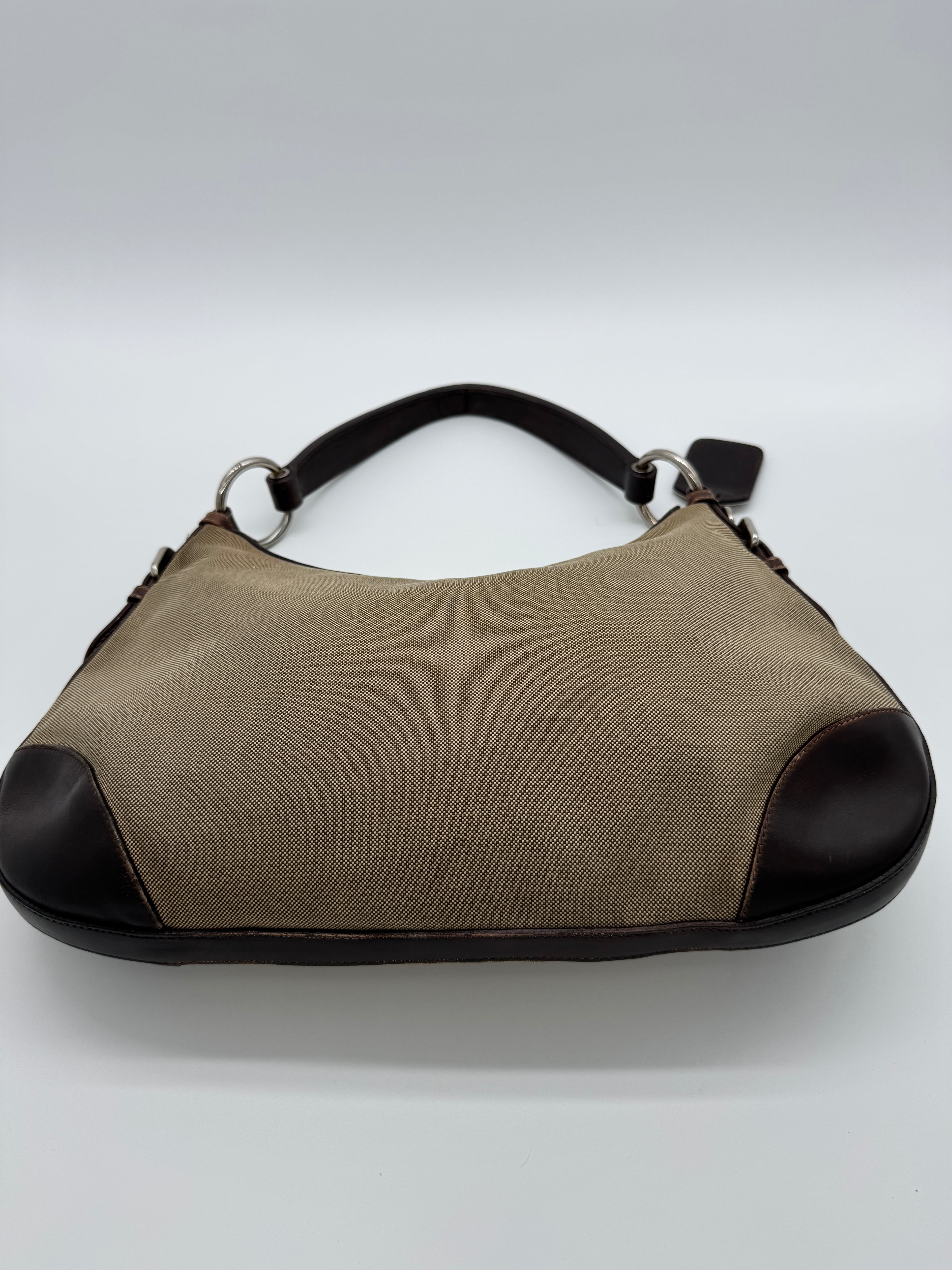 Prada Jacquard Hobo Bag