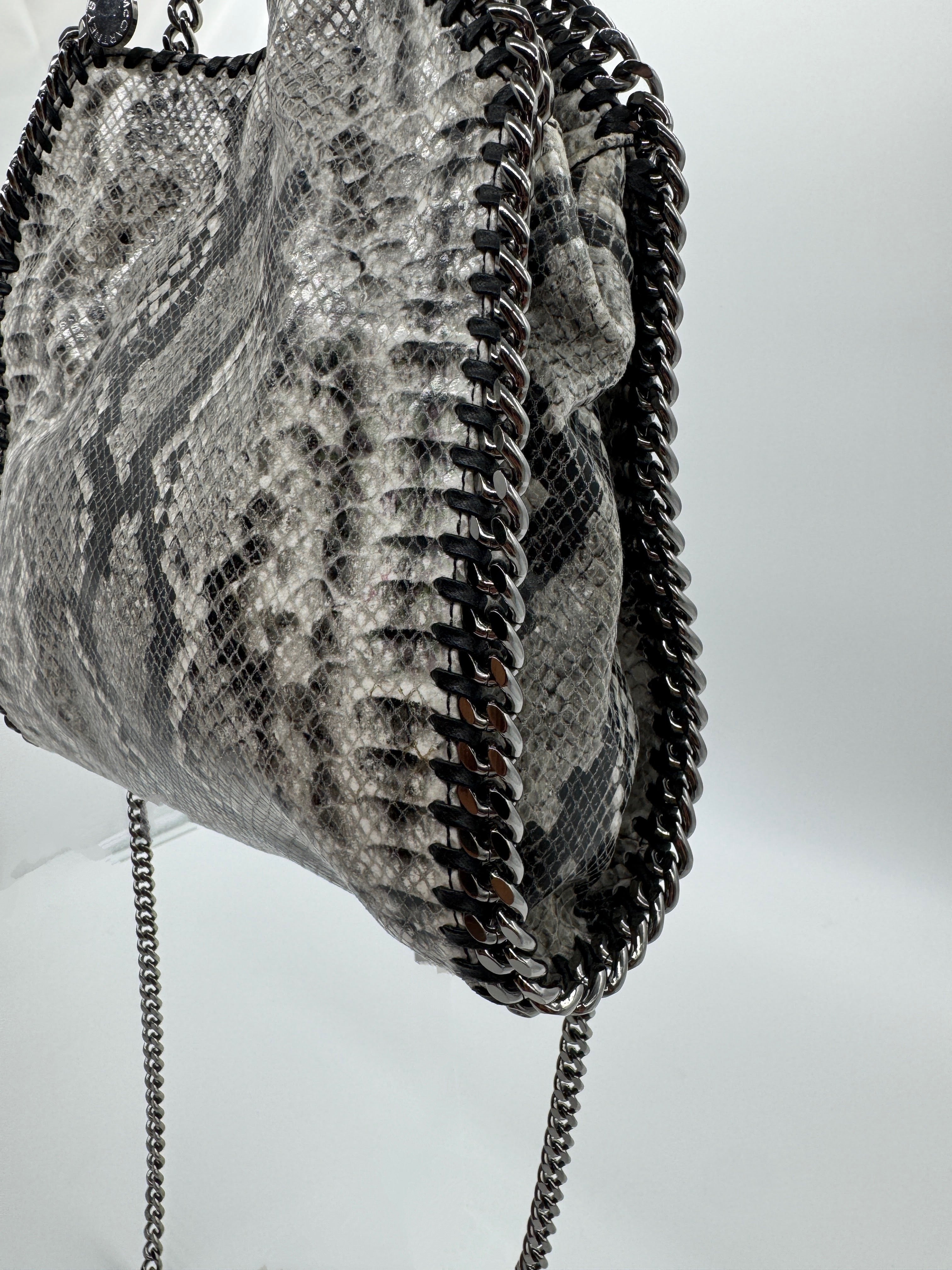 Stella McCartney Python Embossed Mini Falabella Tote