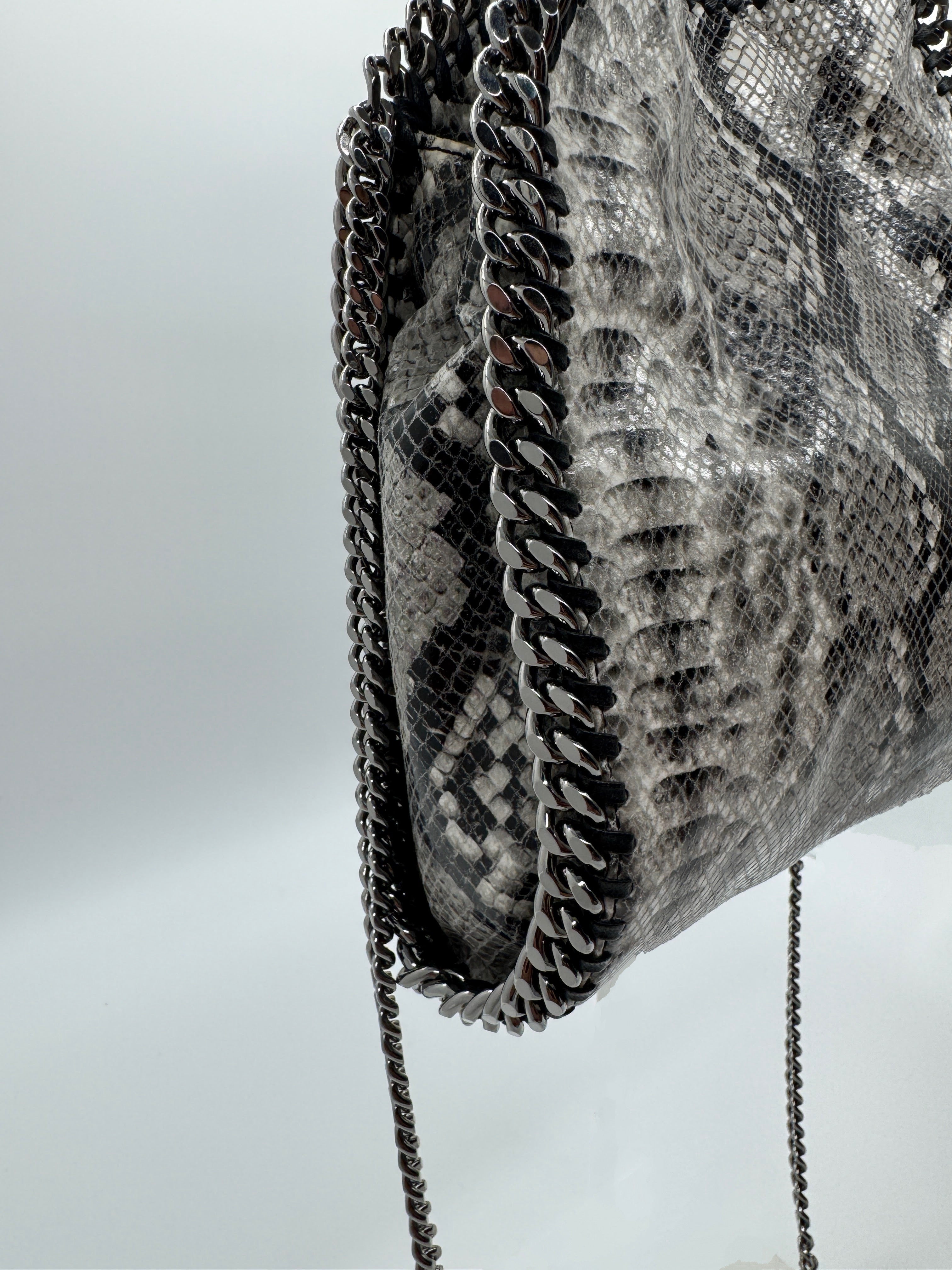 Stella McCartney Python Embossed Mini Falabella Tote