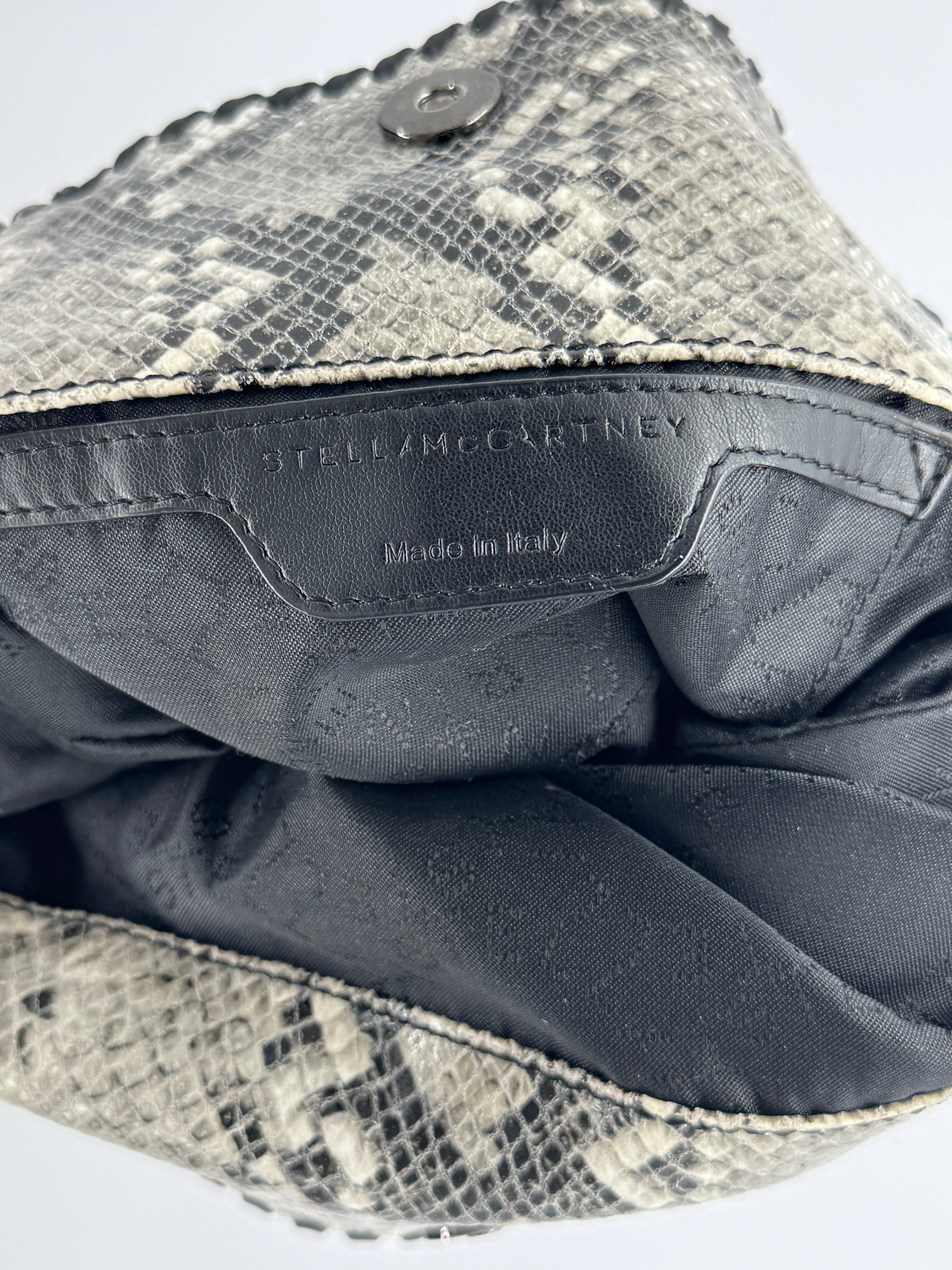 Stella McCartney Python Embossed Mini Falabella Tote