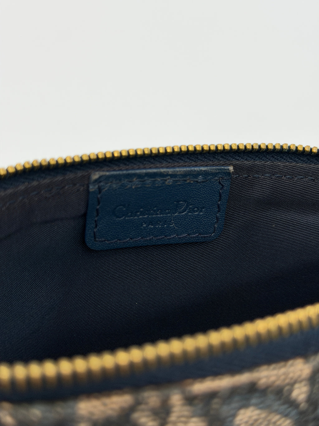 Dior Trotter Monogram Mini Saddle Pochette