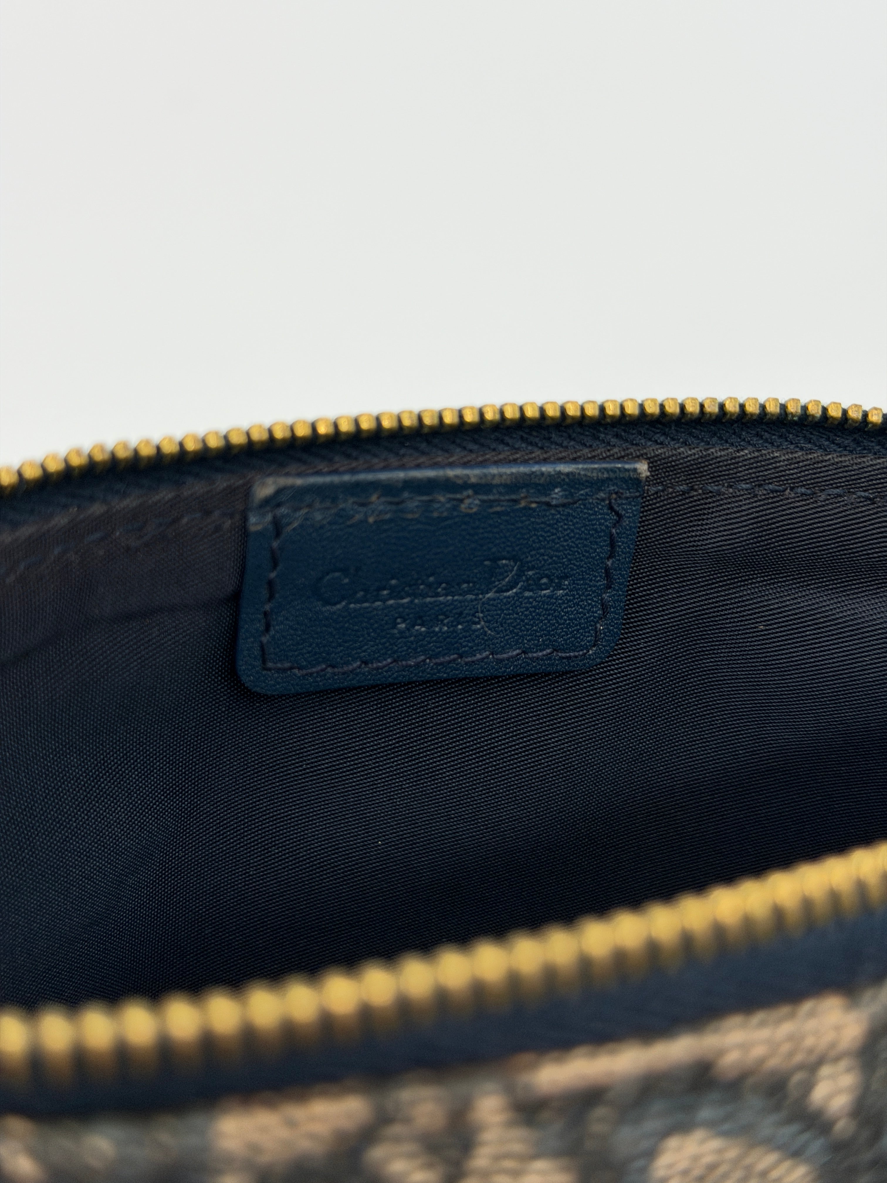 Dior Trotter Monogram Mini Saddle Pochette