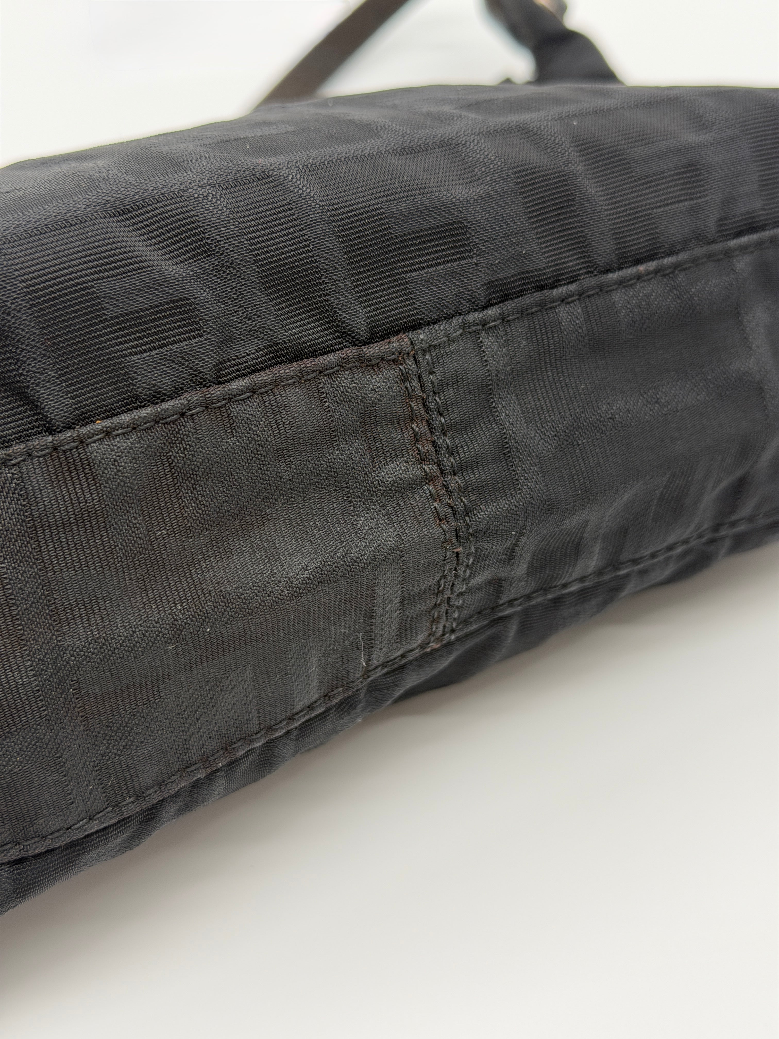 Fendi Zucca Black Pochette