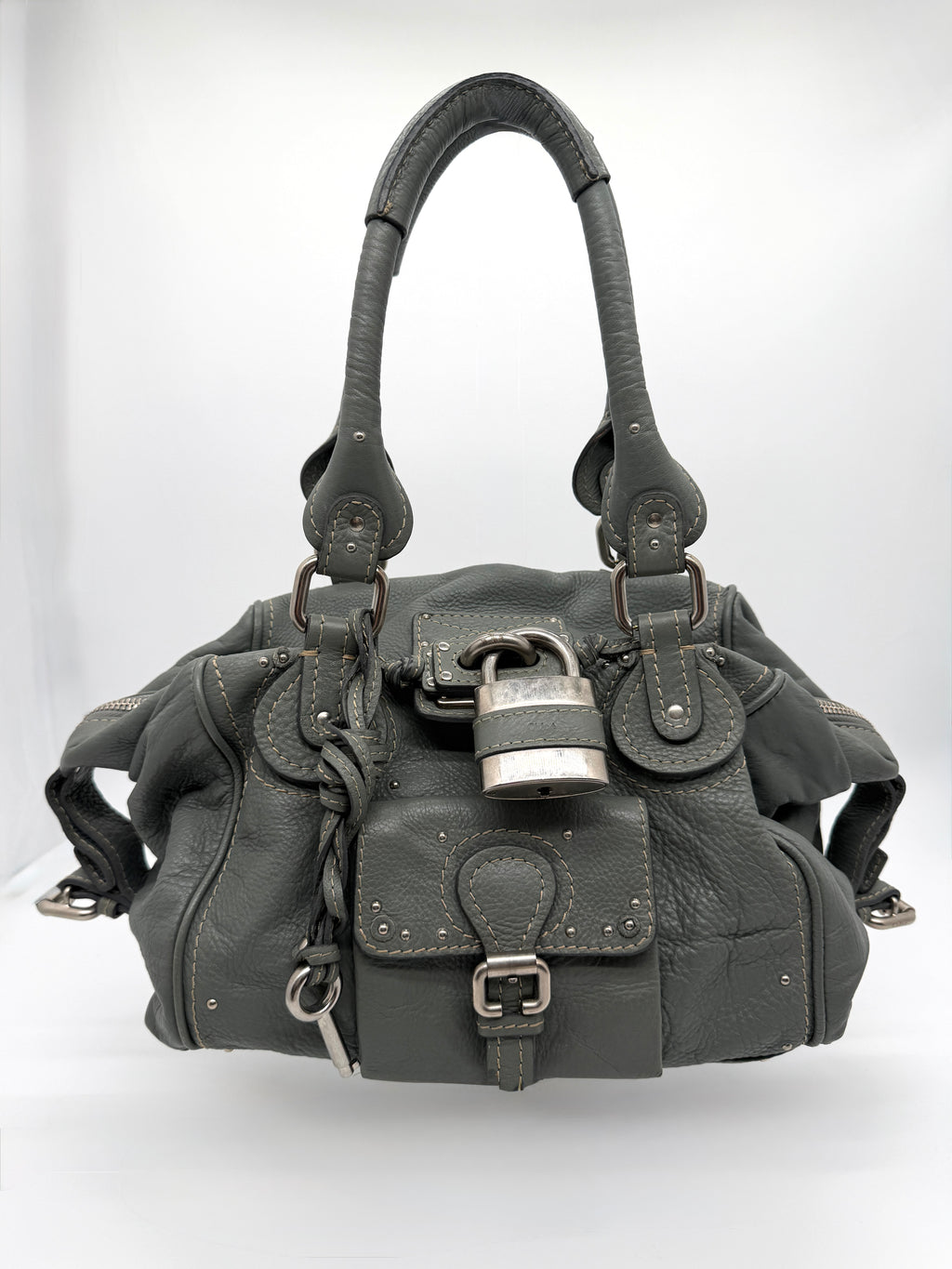 Chloe Paddington Calfskin Front Pocket Bag