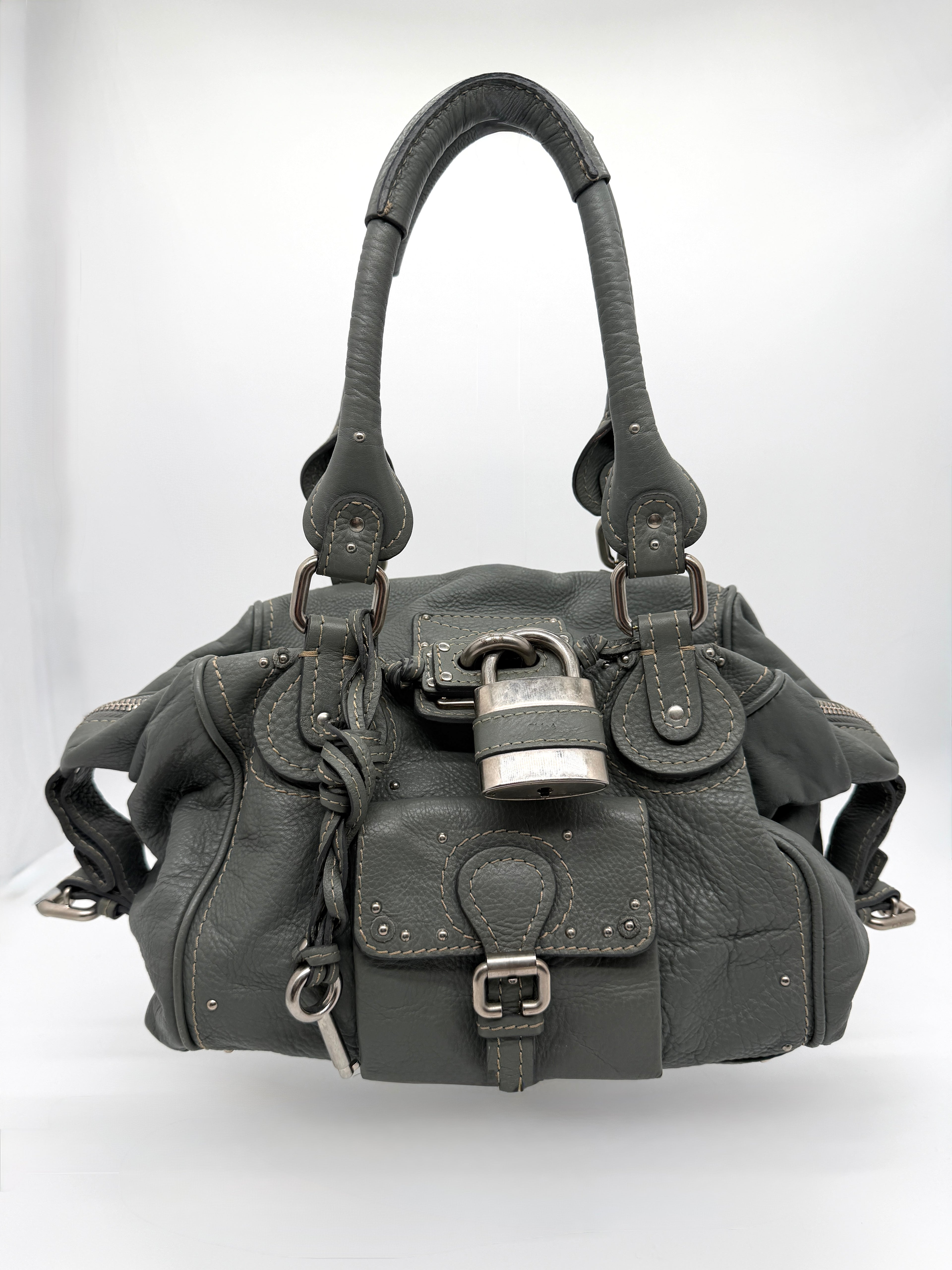 Chloe Paddington Calfskin Front Pocket Bag