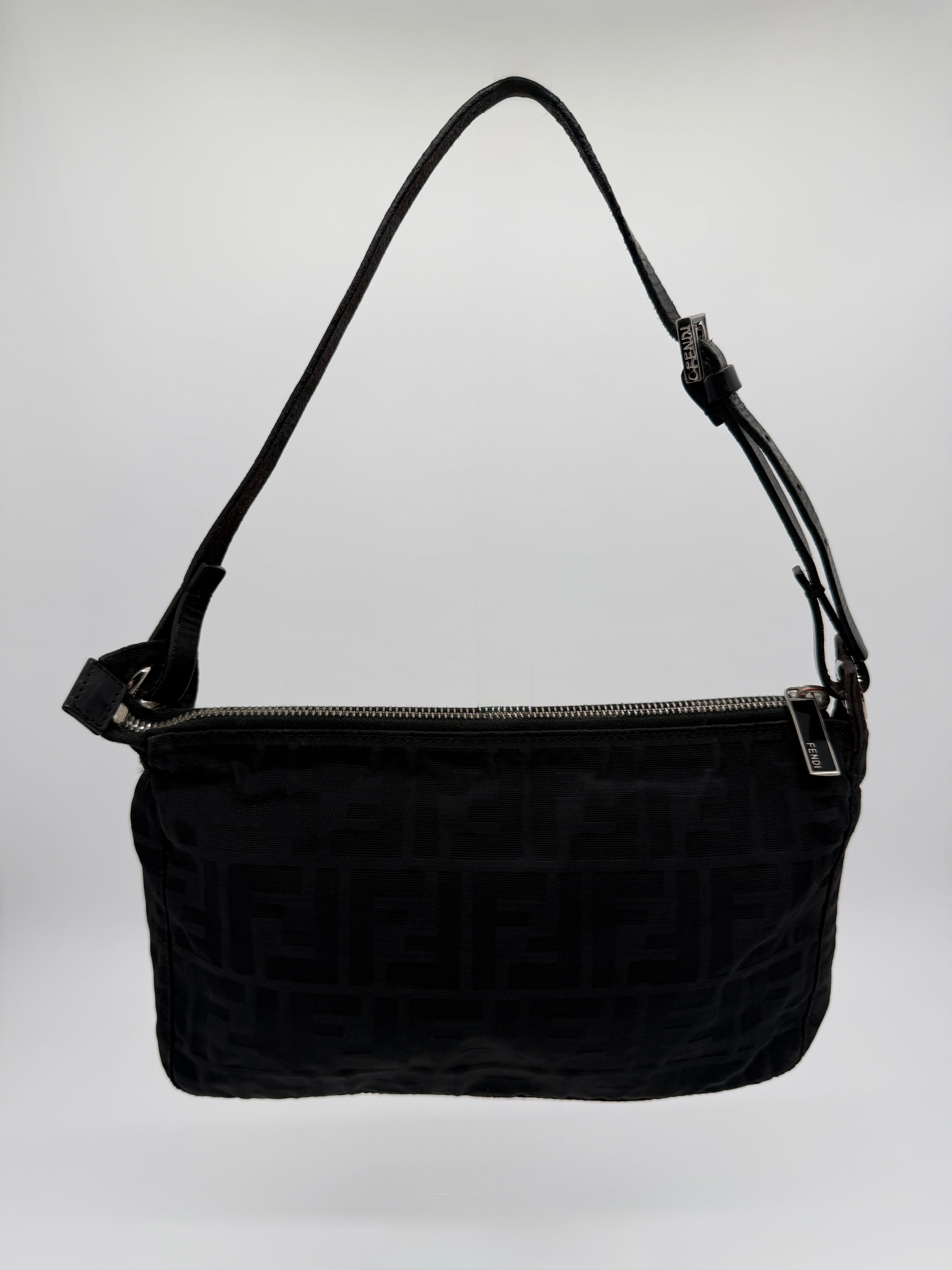 Fendi Zucca Black Pochette
