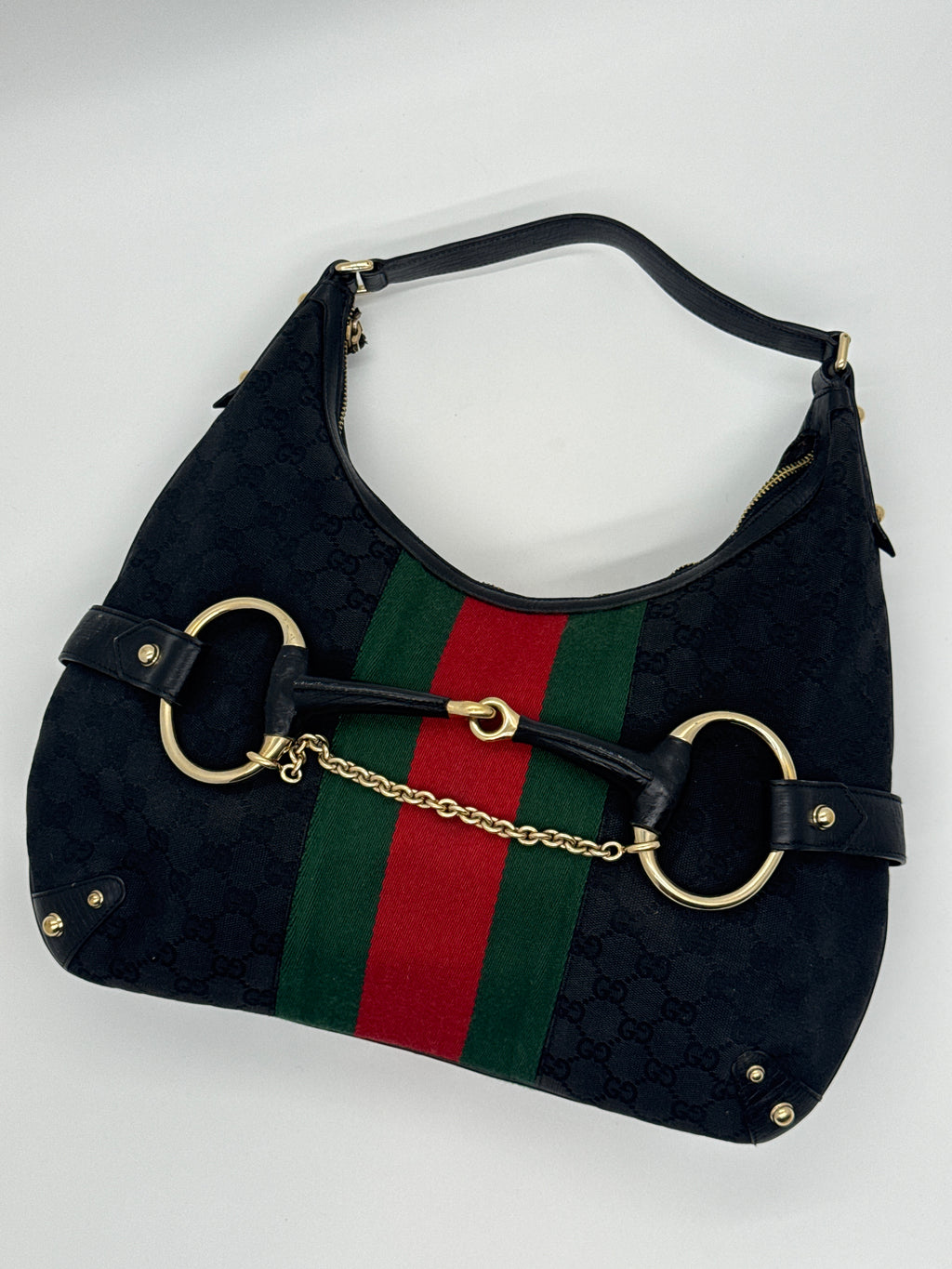 Gucci Black Hobo Bag