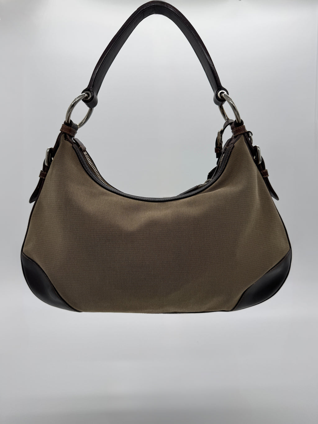 Prada Jacquard Hobo Bag