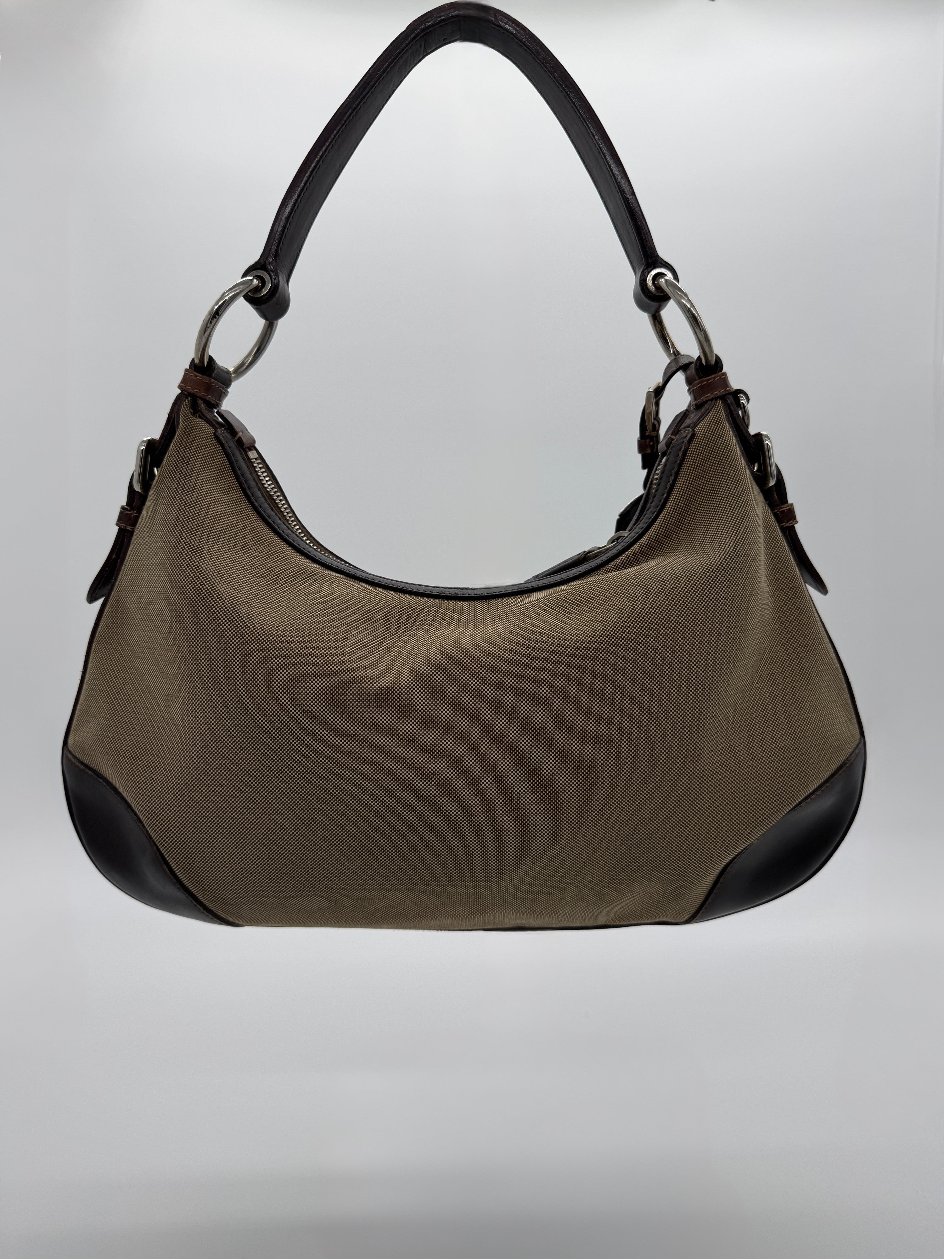 Prada Jacquard Hobo Bag