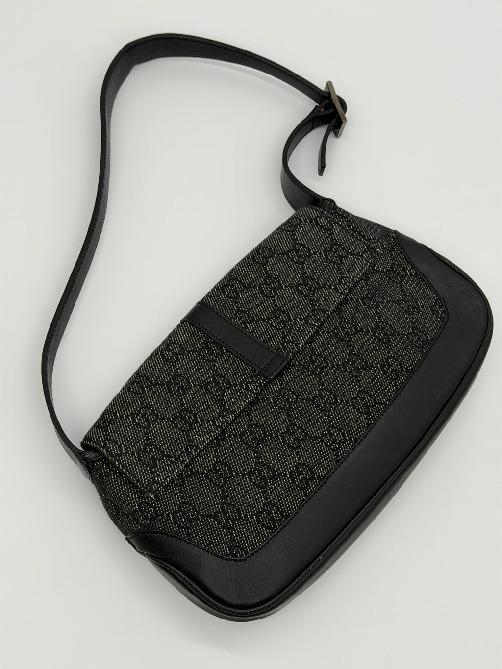 Gucci Jackie in Black Canvas Monogram