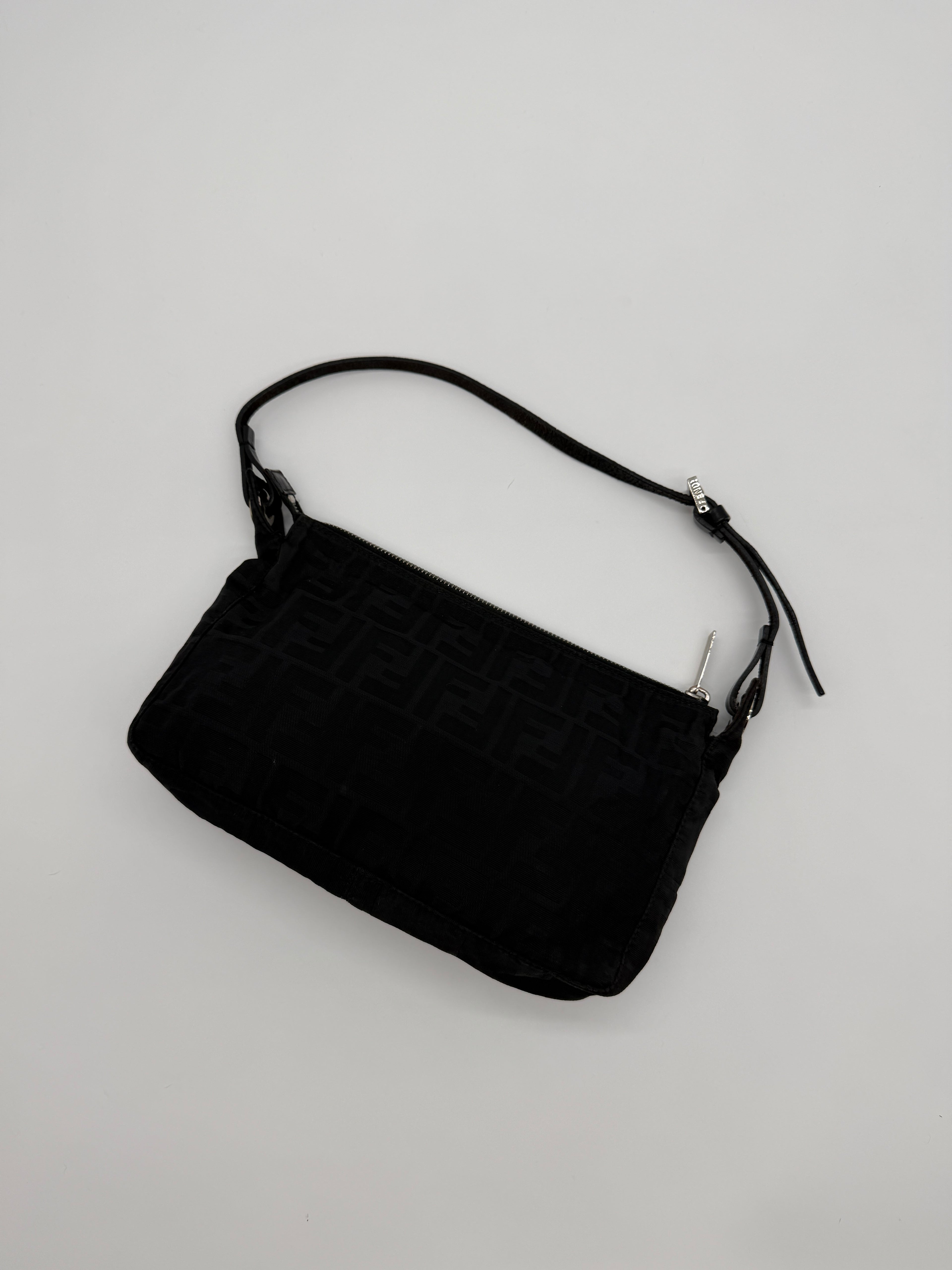 Fendi Zucca Black Pochette