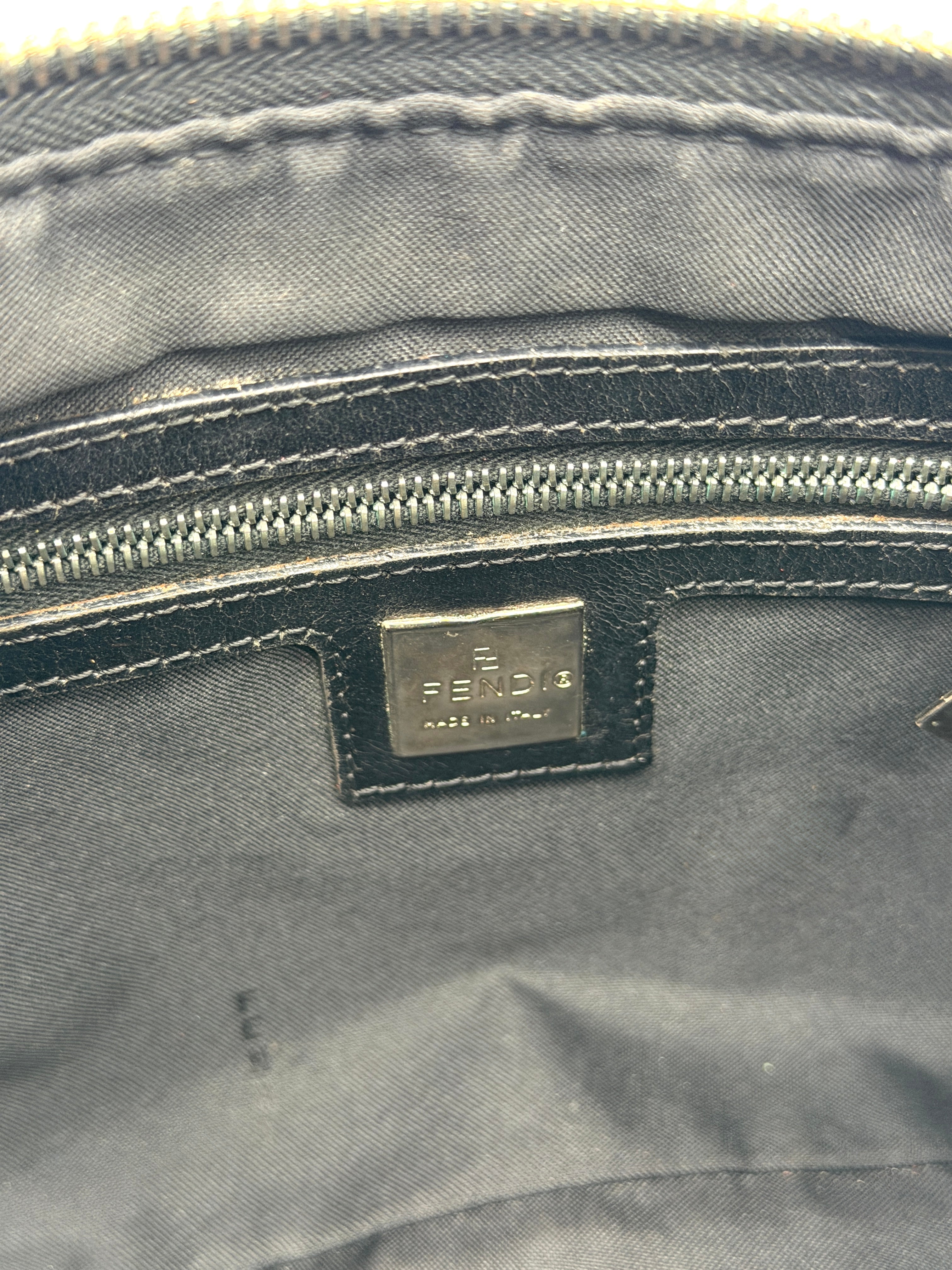 Fendi Zucca Black Pochette