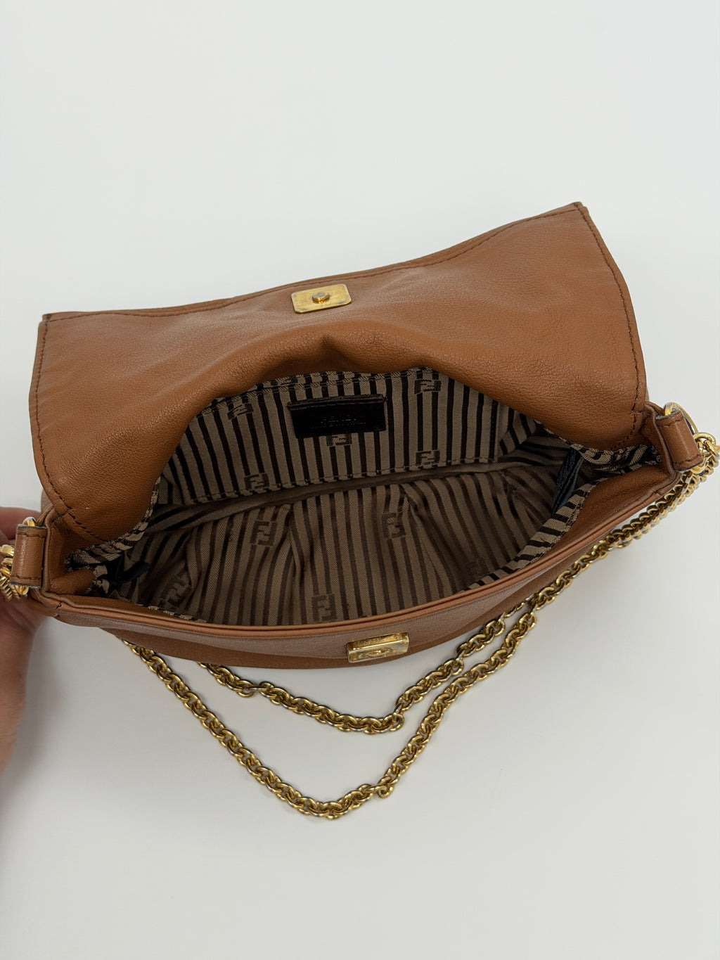Fendi Mini Mia Chain Crossbody