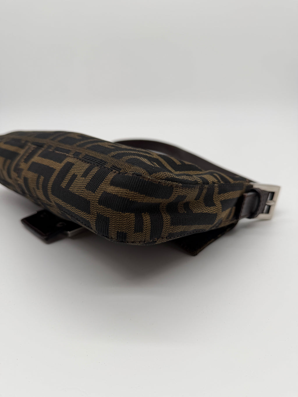 Fendi Brown Zucca Baguette