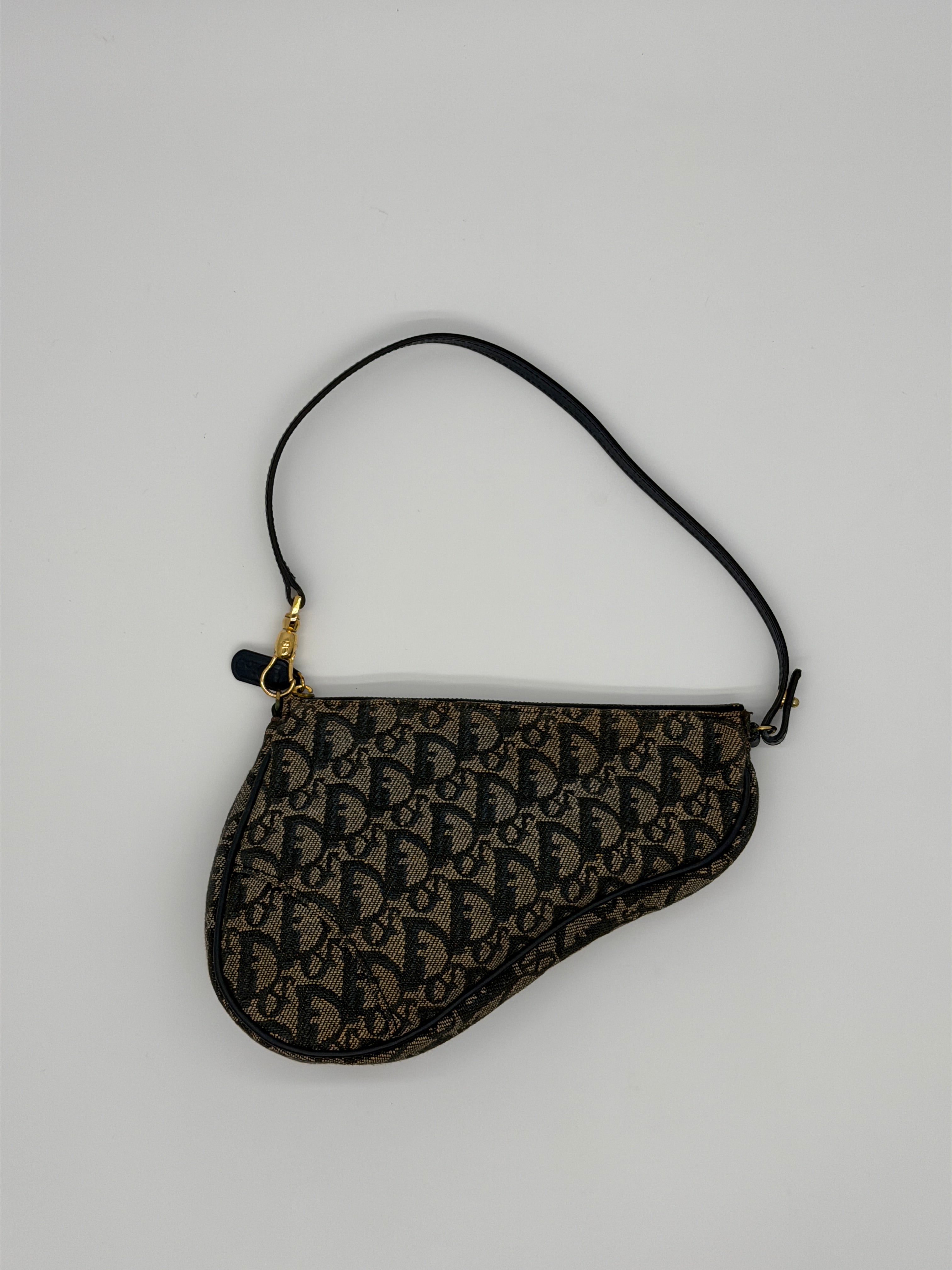 Dior Trotter Monogram Mini Saddle Pochette