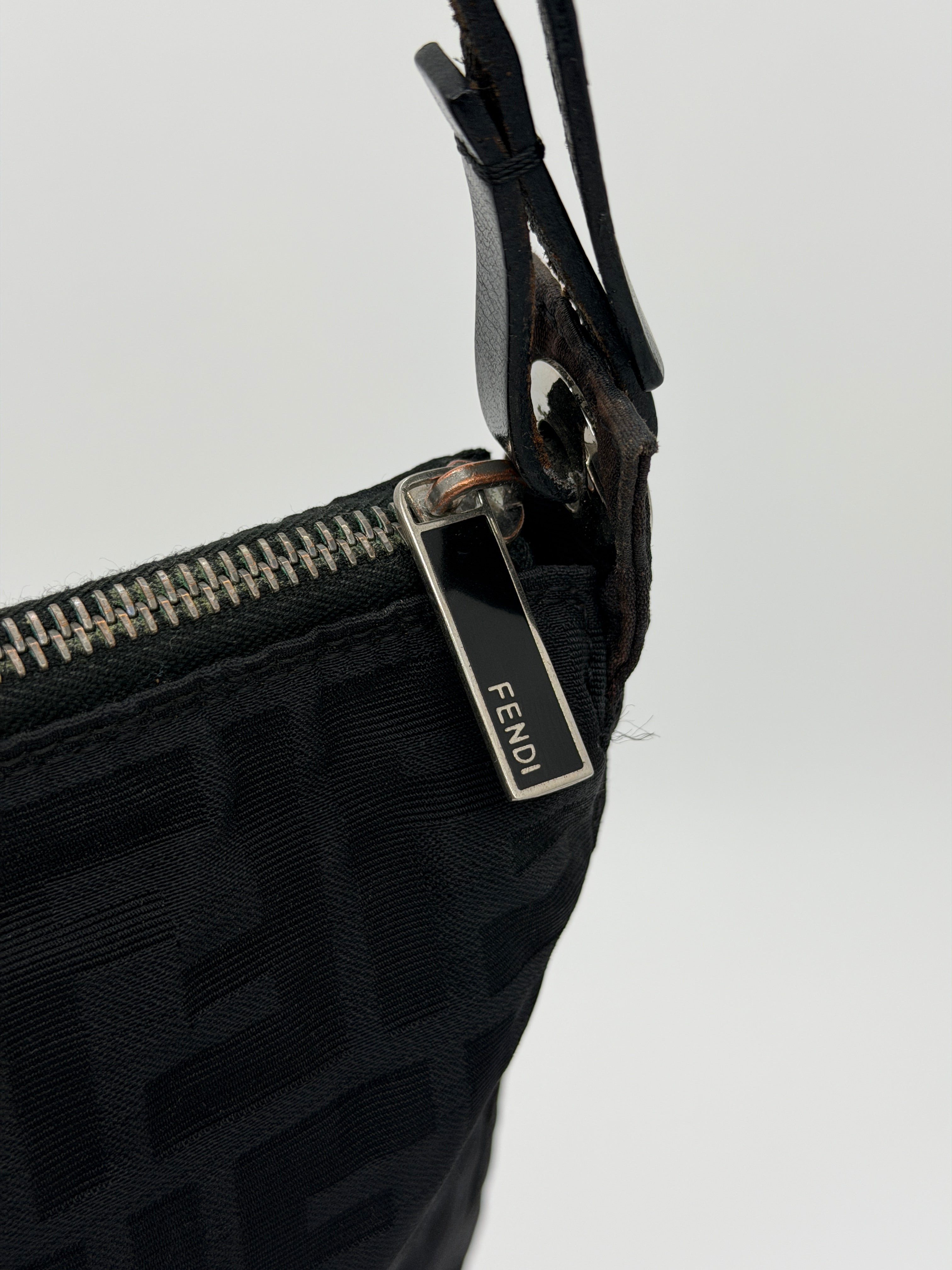 Fendi Zucca Black Pochette