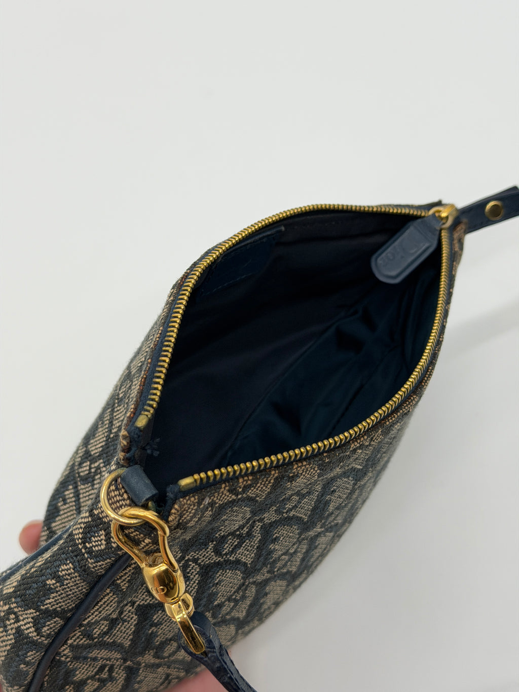 Dior Trotter Monogram Mini Saddle Pochette