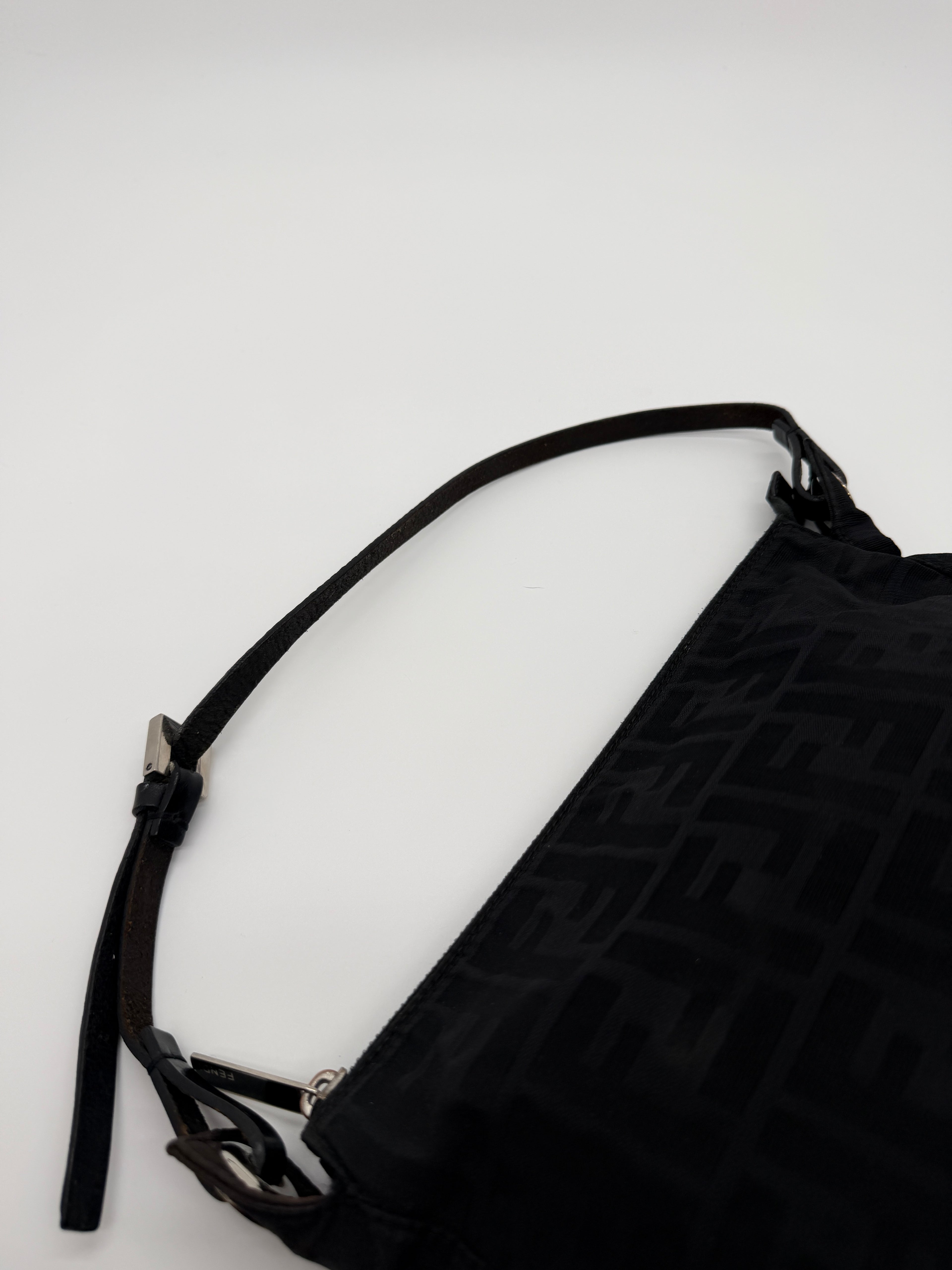 Fendi Zucca Black Pochette