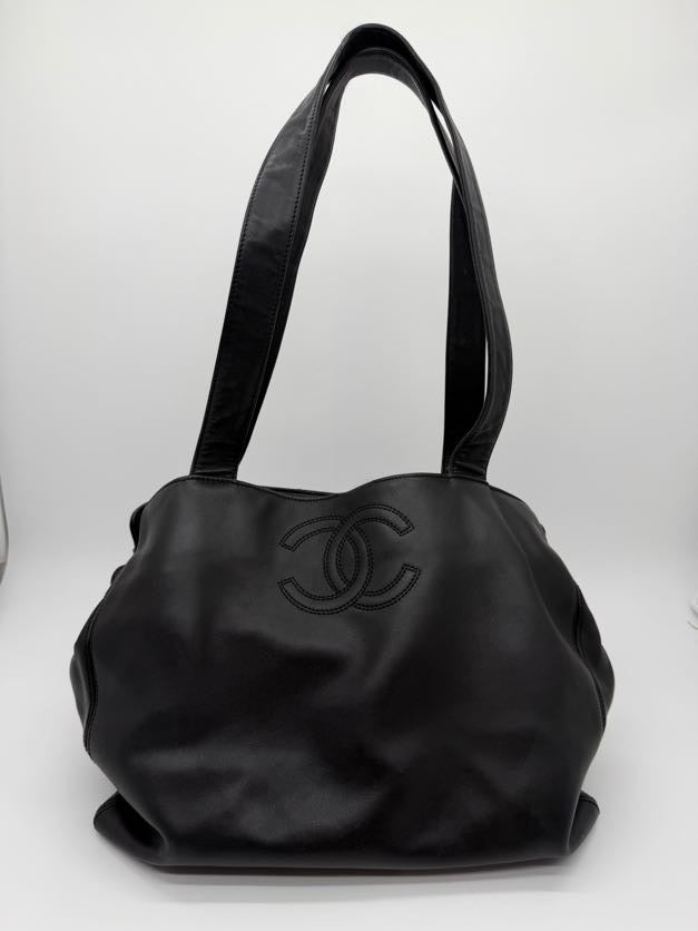 Chanel Embossed CC Large Tote