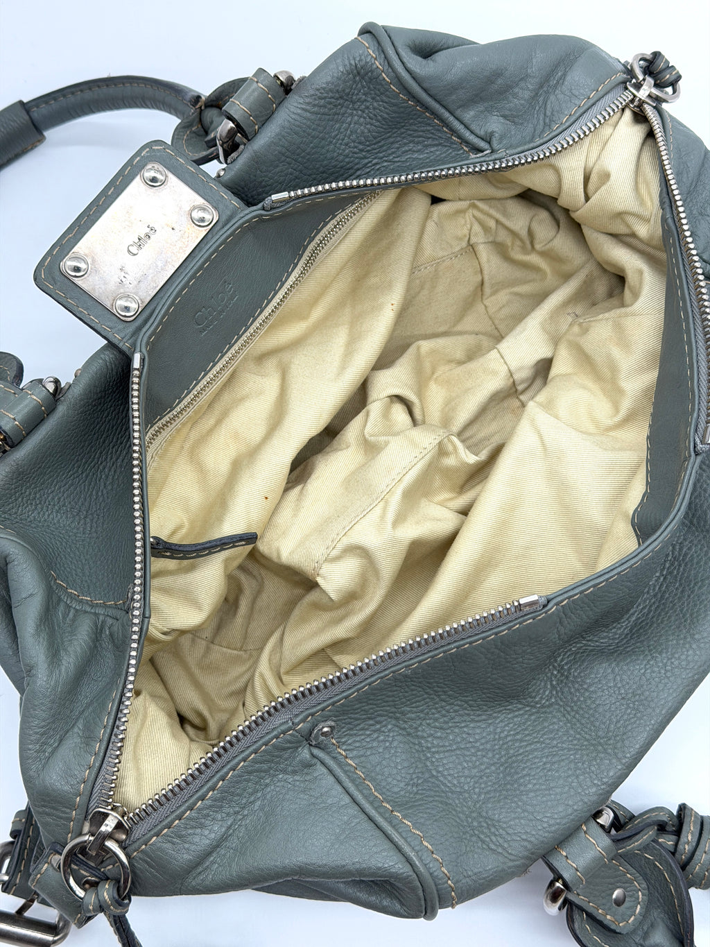 Chloe Paddington Calfskin Front Pocket Bag