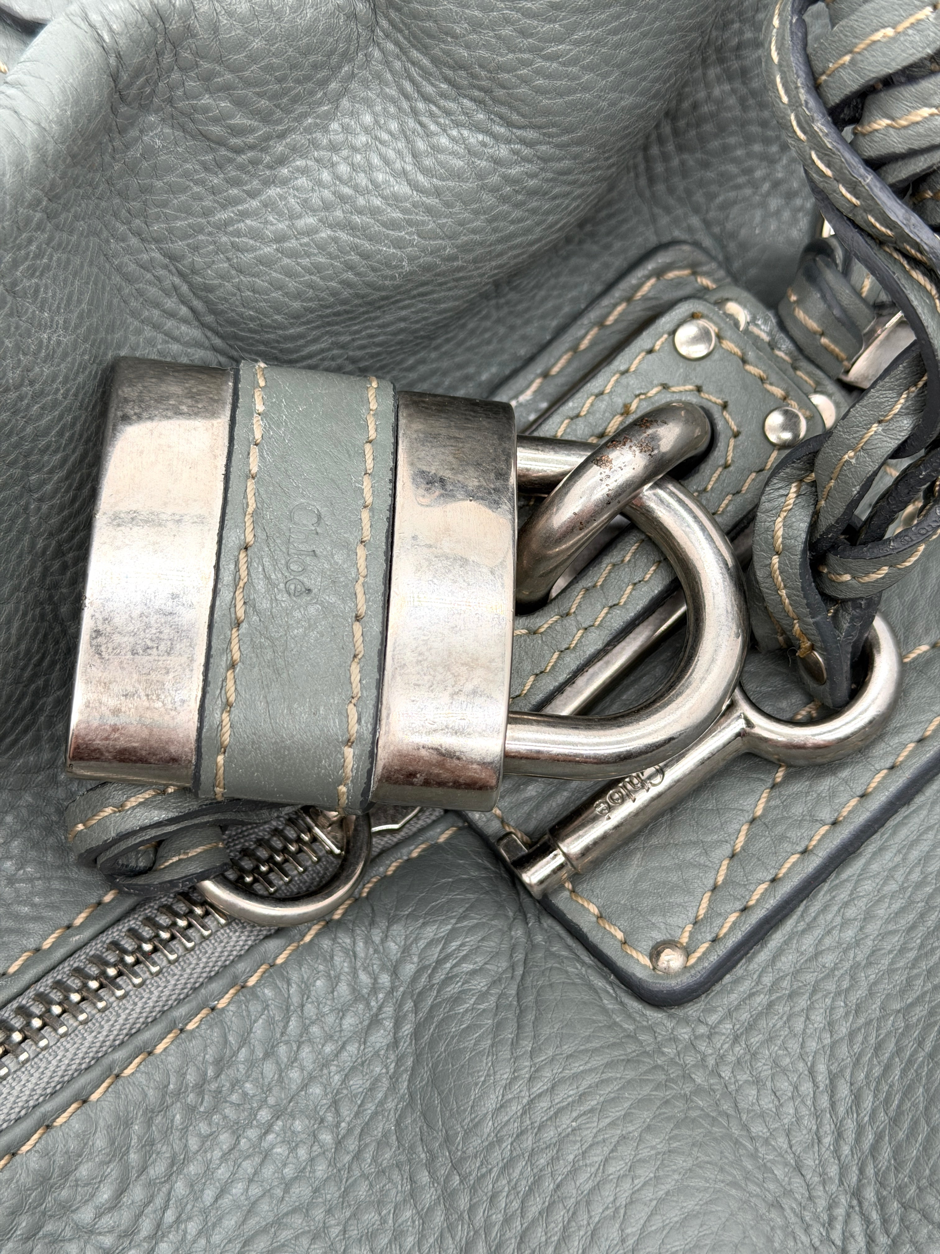 Chloe Paddington Calfskin Front Pocket Bag