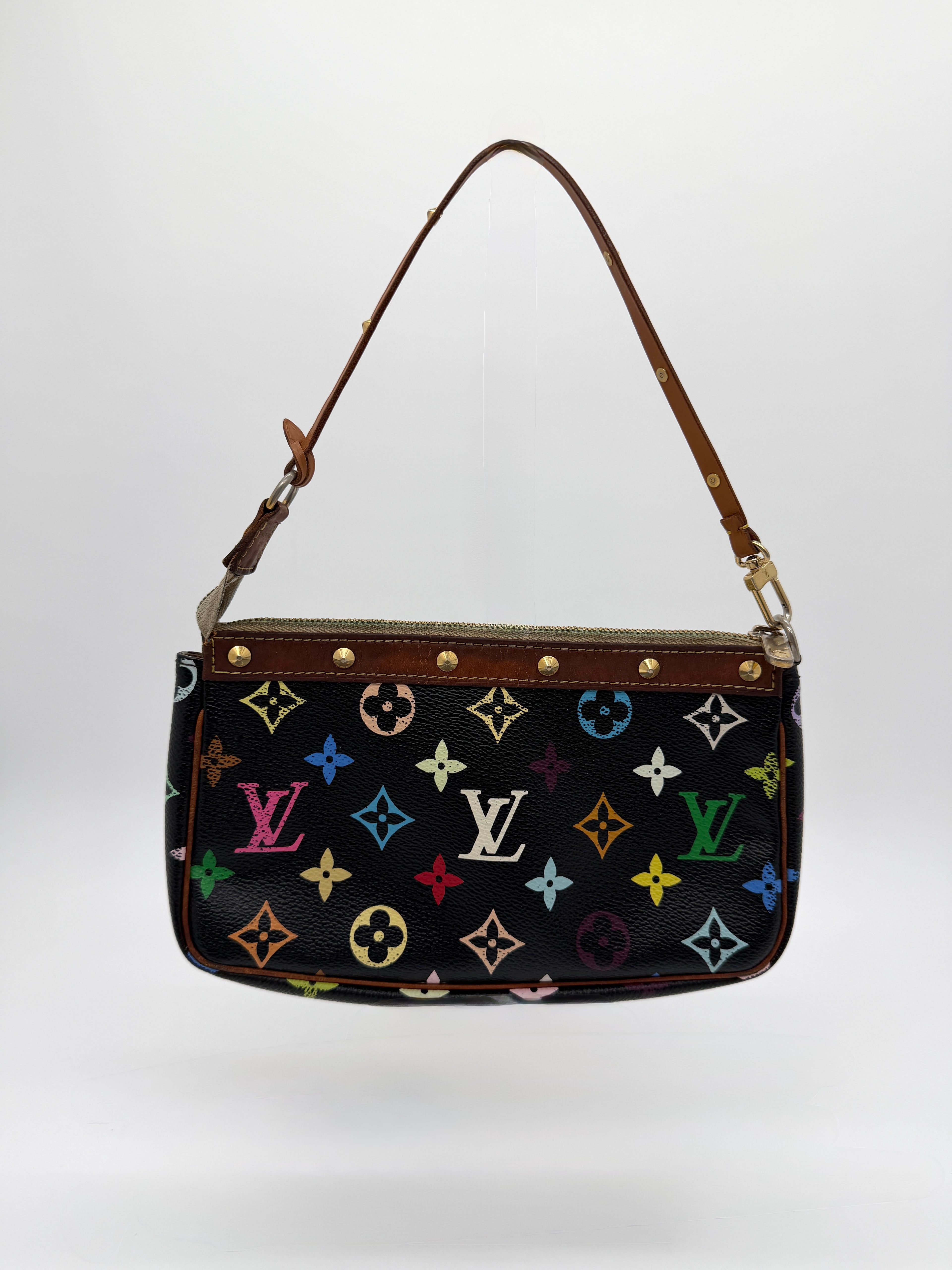 Louis Vuitton Murakami Multicolor Black Pochette