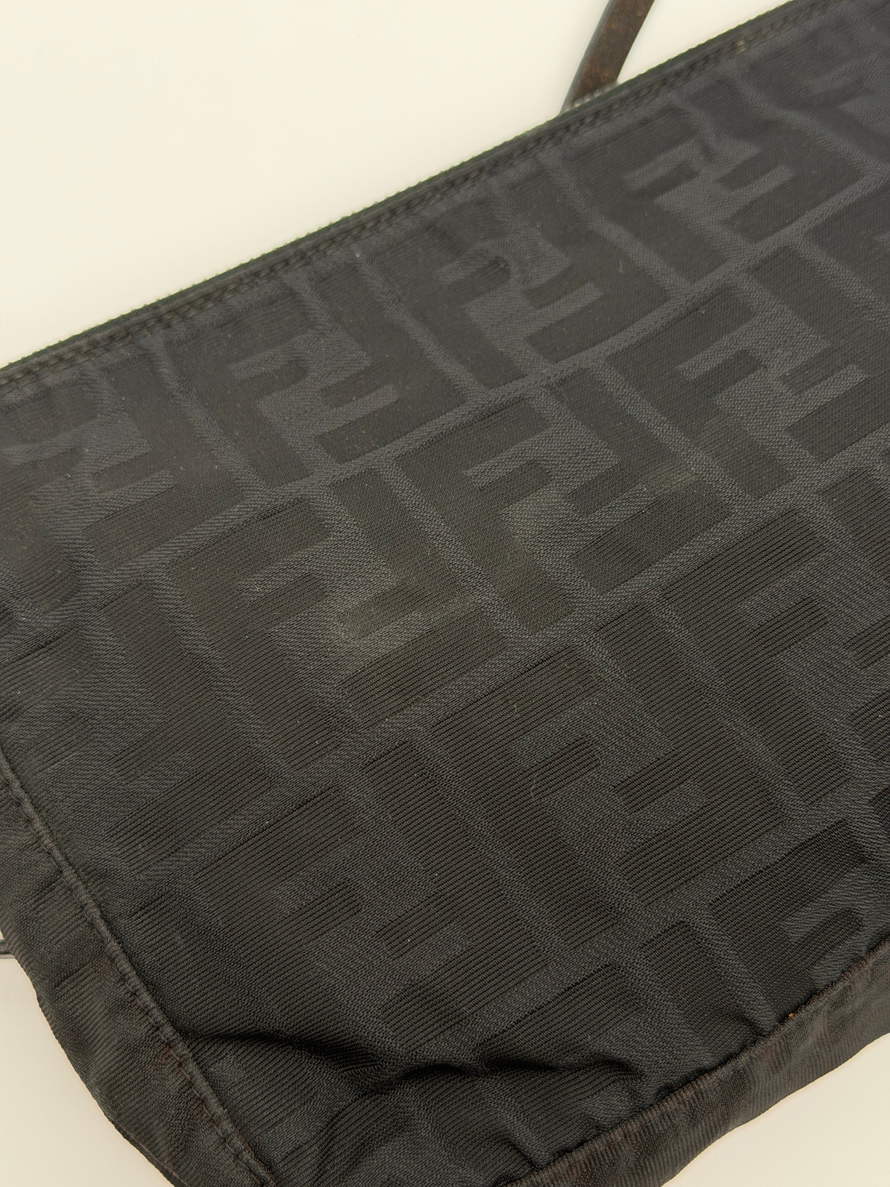 Fendi Zucca Black Pochette