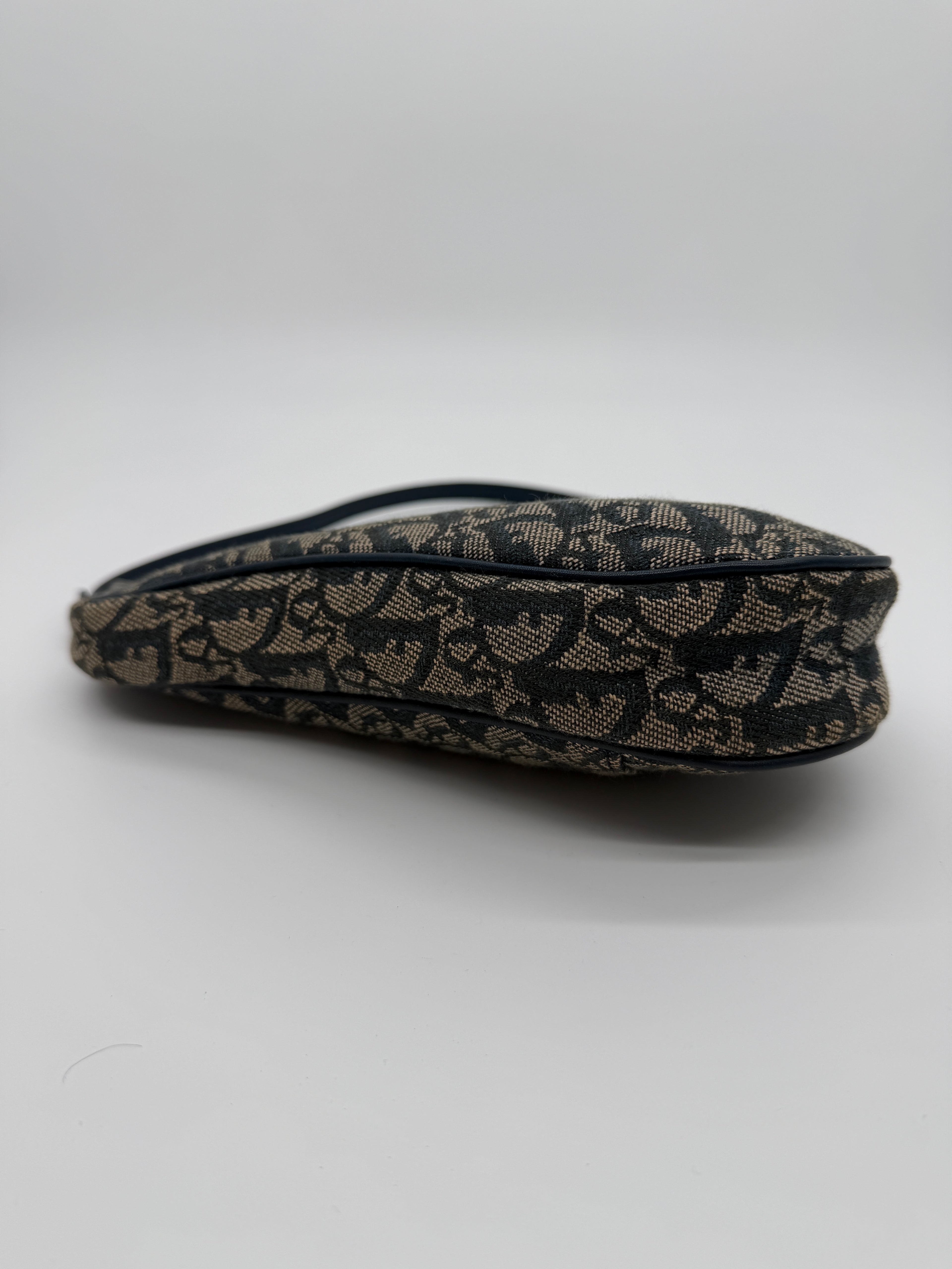 Dior Trotter Monogram Mini Saddle Pochette