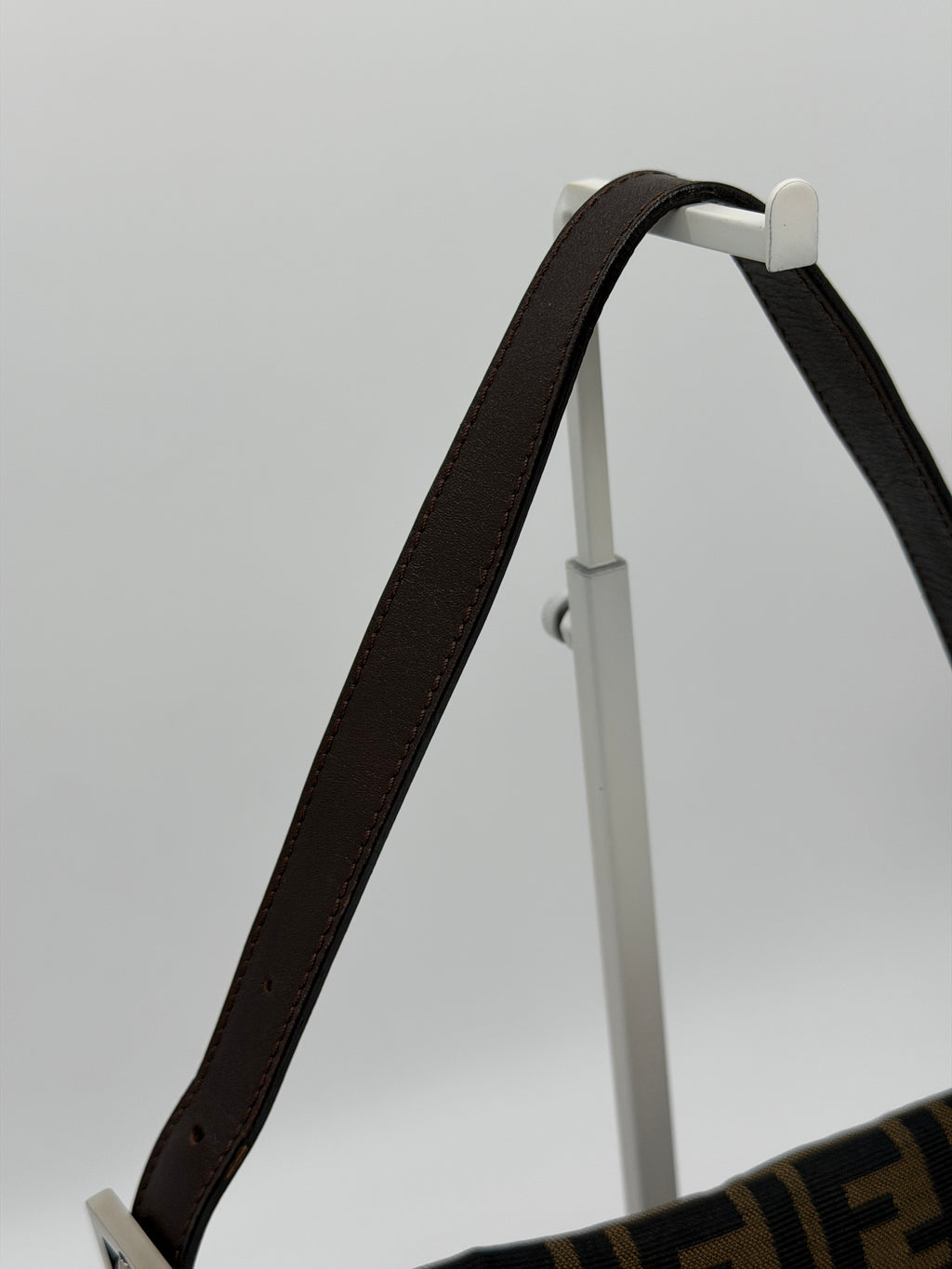 Fendi Brown Zucca Baguette