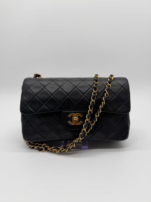 Chanel Double Flap Quilted Lambskin Small