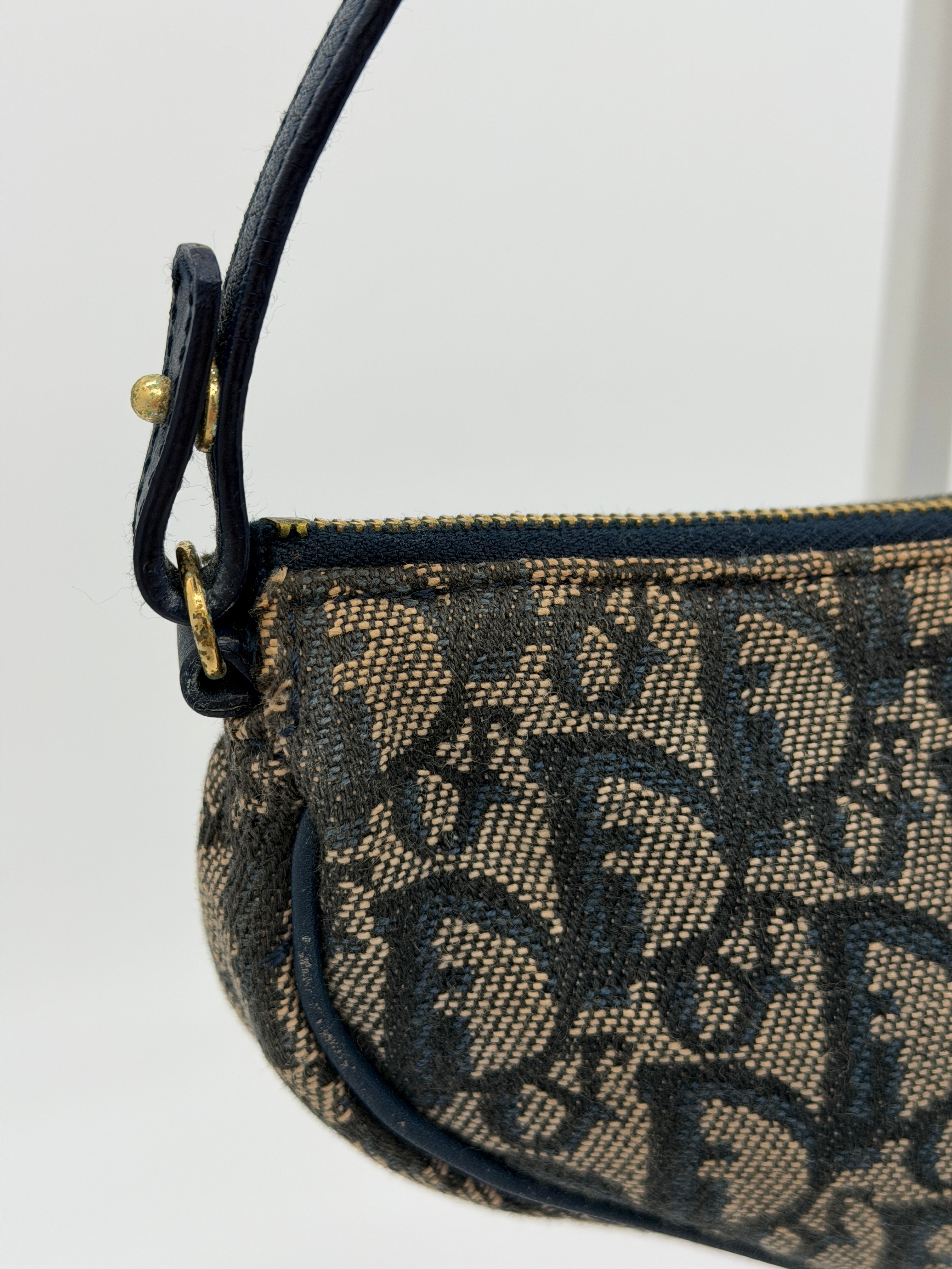 Dior Trotter Monogram Mini Saddle Pochette