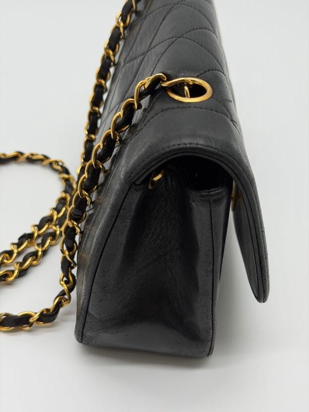 Chanel Diana Small Flap Bag in Black Lambskin