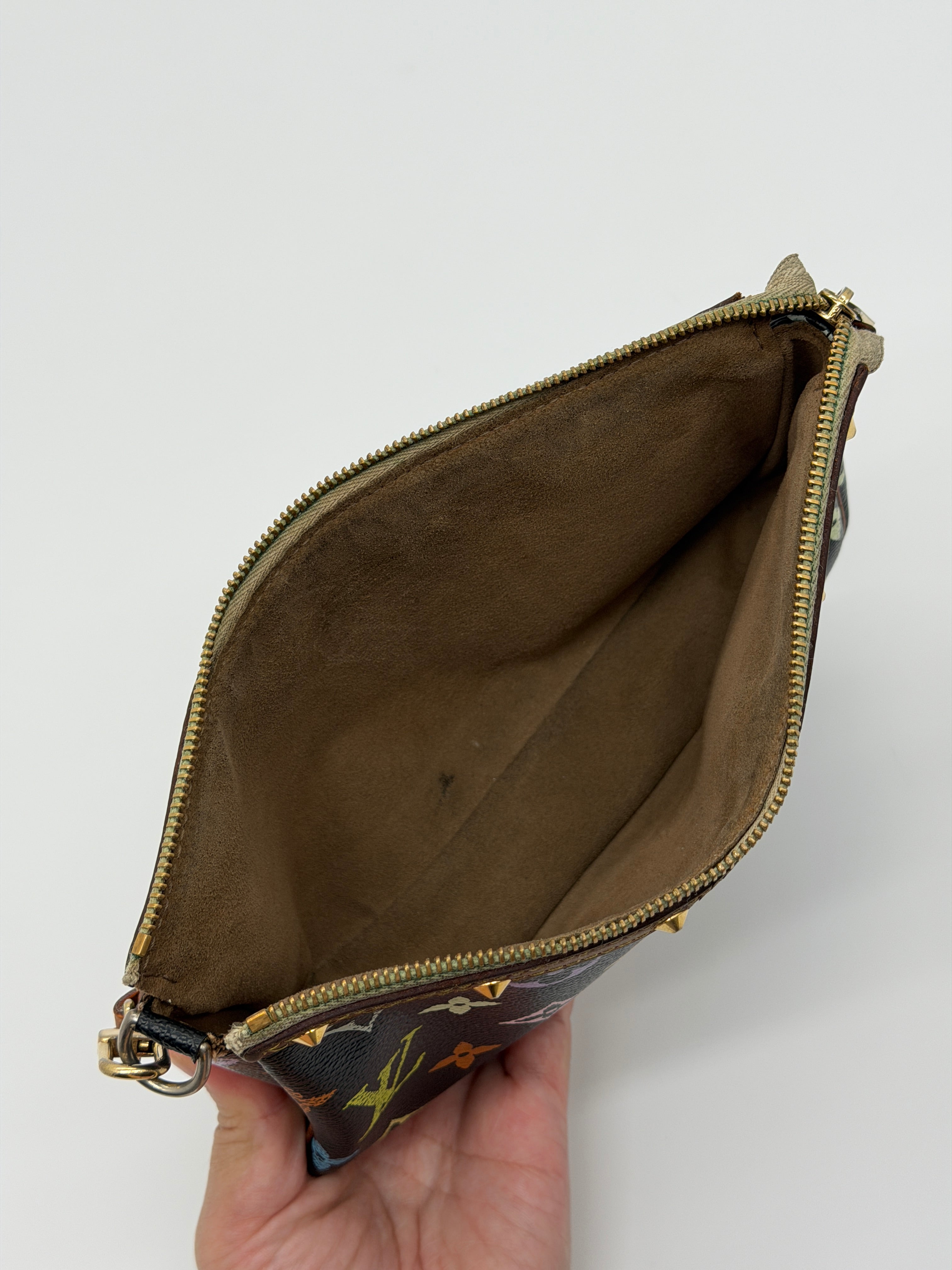 Louis Vuitton Murakami Multicolor Black Pochette