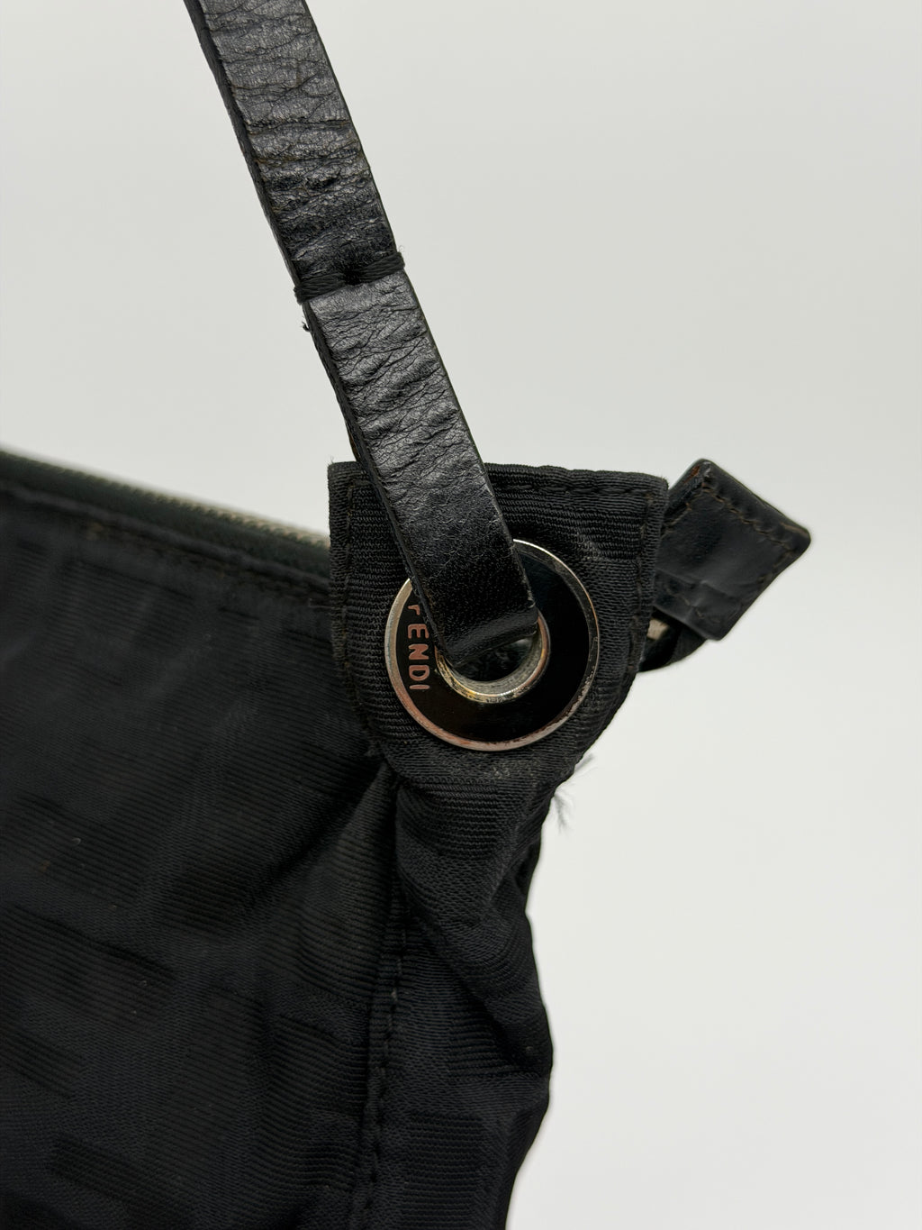 Fendi Zucca Black Pochette