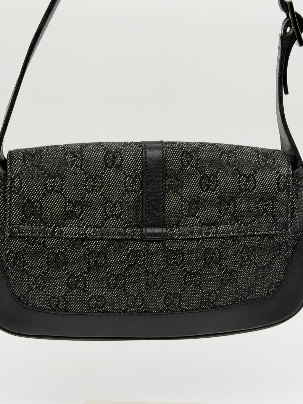 Gucci Jackie in Black Canvas Monogram