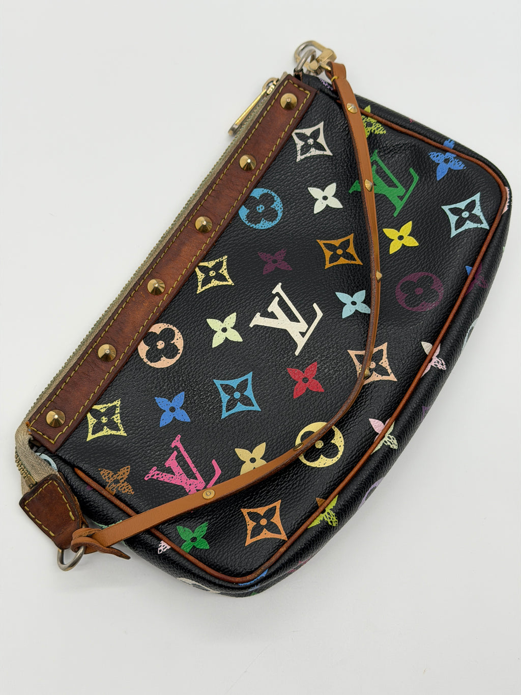 Louis Vuitton Murakami Multicolor Black Pochette