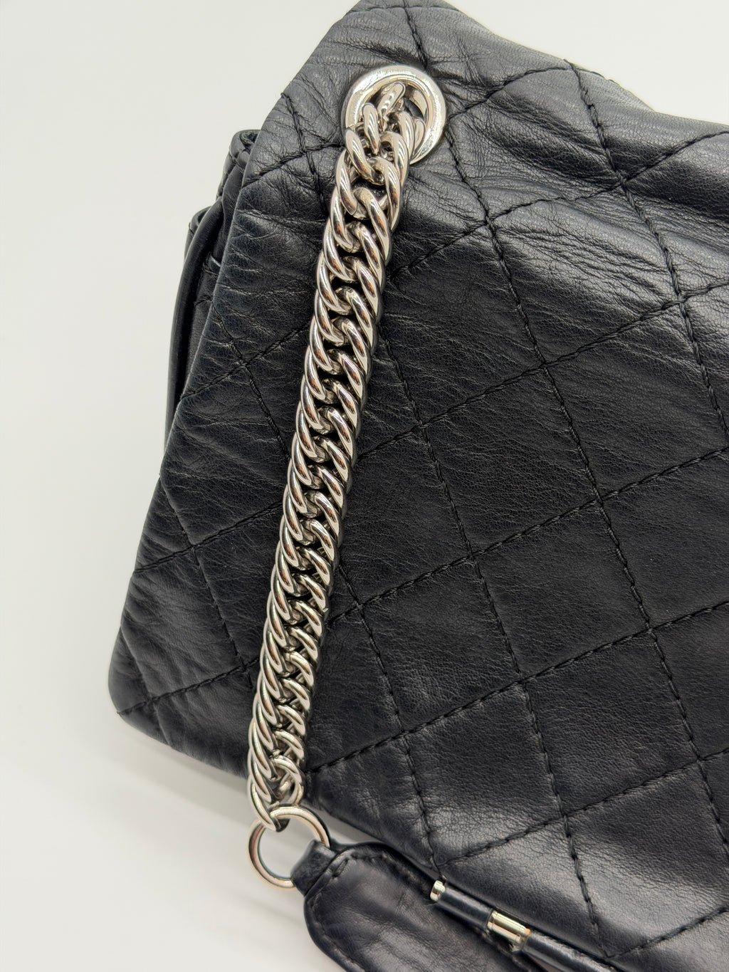 Chanel Secret Flap in Black Lambskin