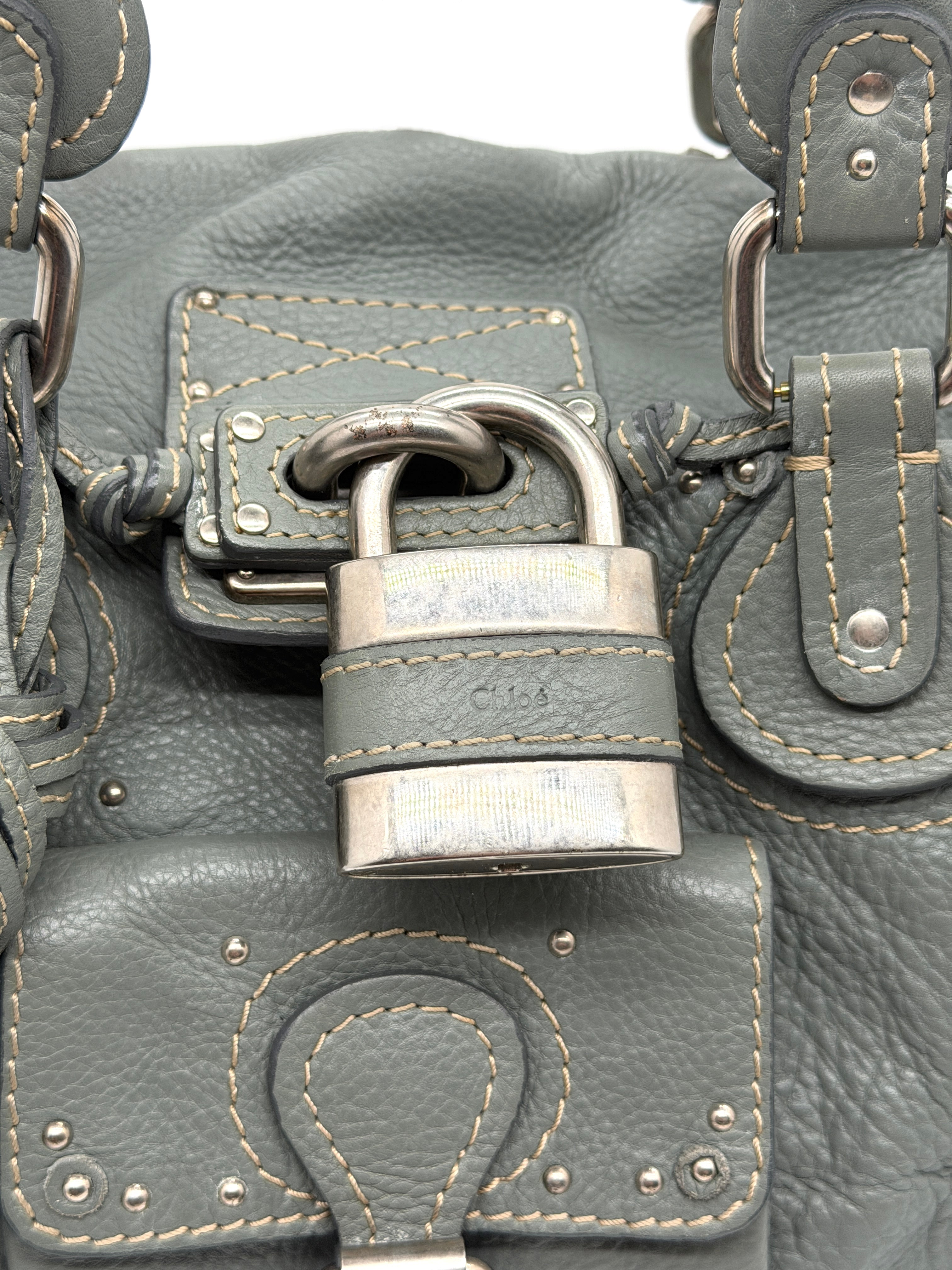 Chloe Paddington Calfskin Front Pocket Bag