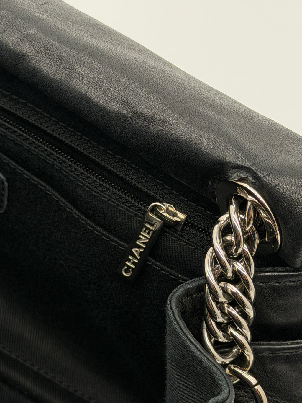 Chanel Secret Flap in Black Lambskin