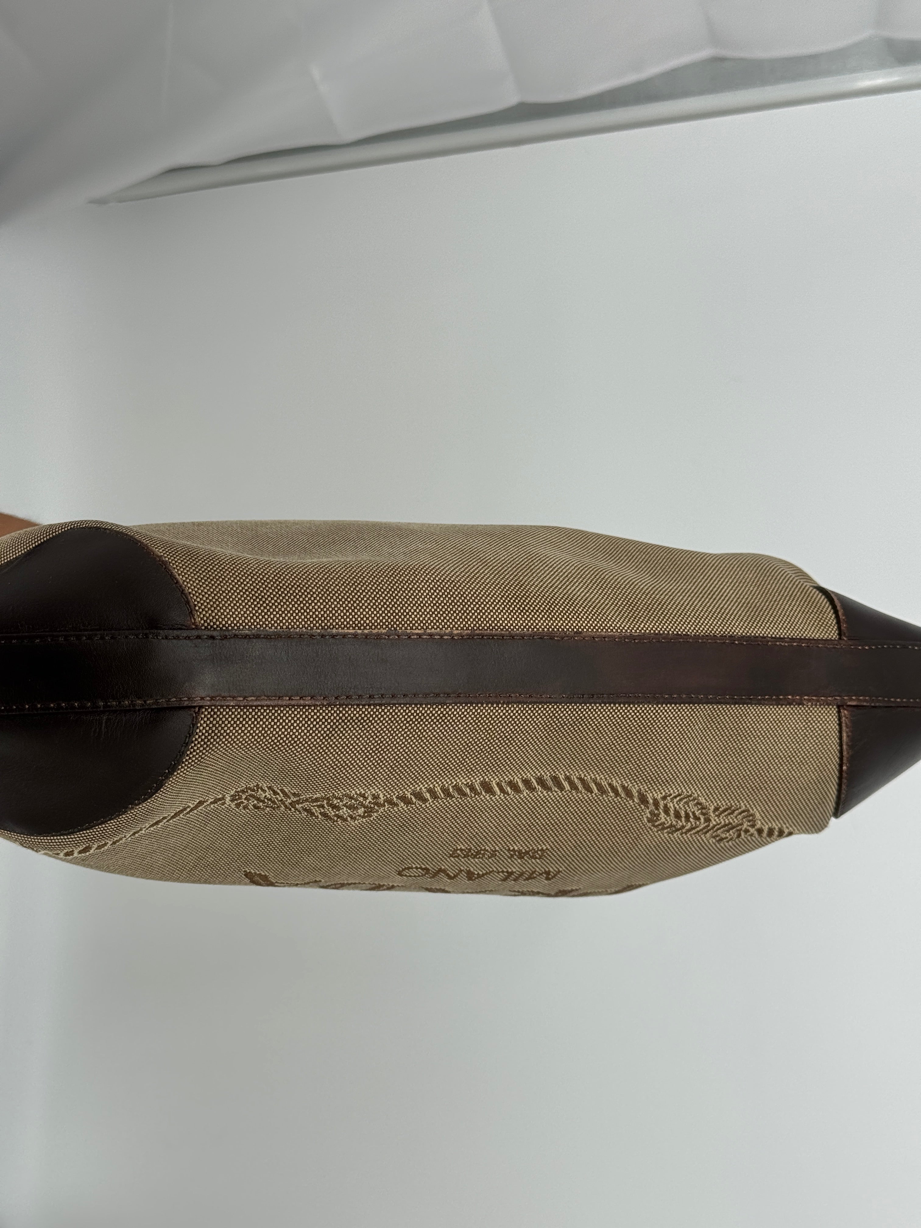 Prada Jacquard Hobo Bag