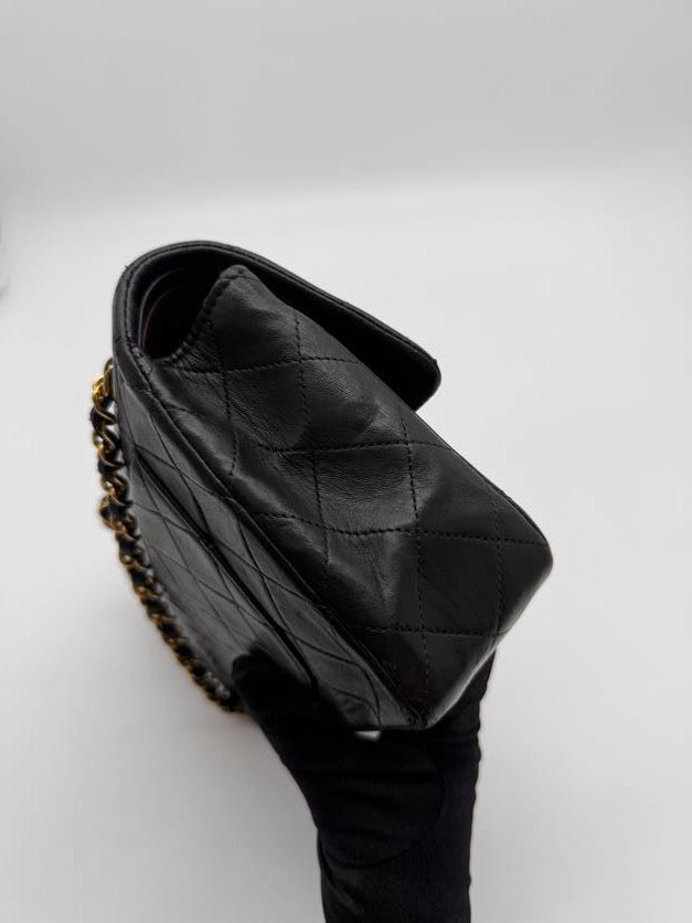 Chanel Double Flap Quilted Lambskin Small