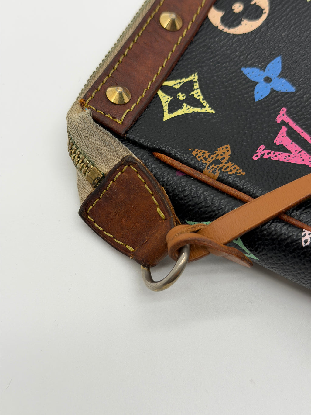 Louis Vuitton Murakami Multicolor Black Pochette