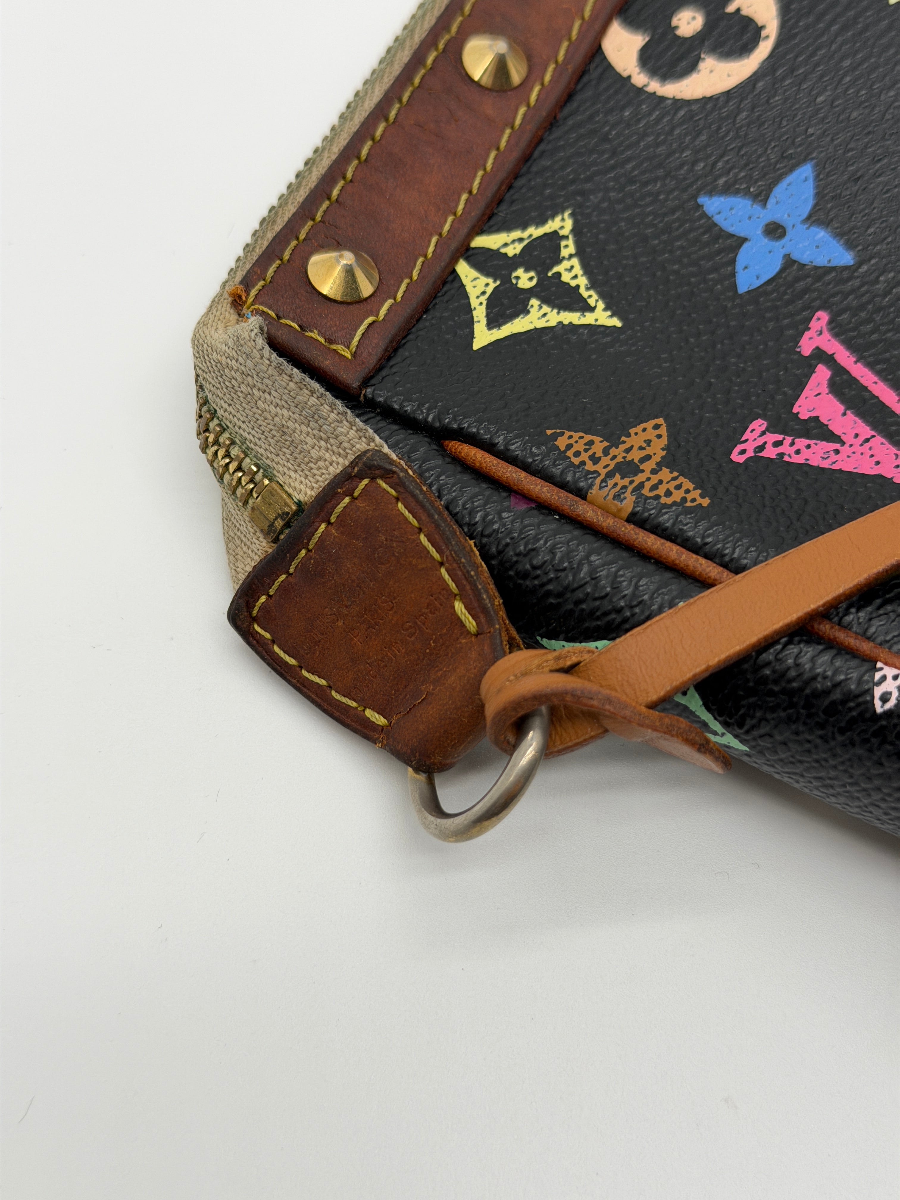 Louis Vuitton Murakami Multicolor Black Pochette