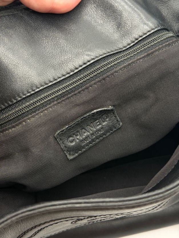 Chanel Embossed CC Large Tote