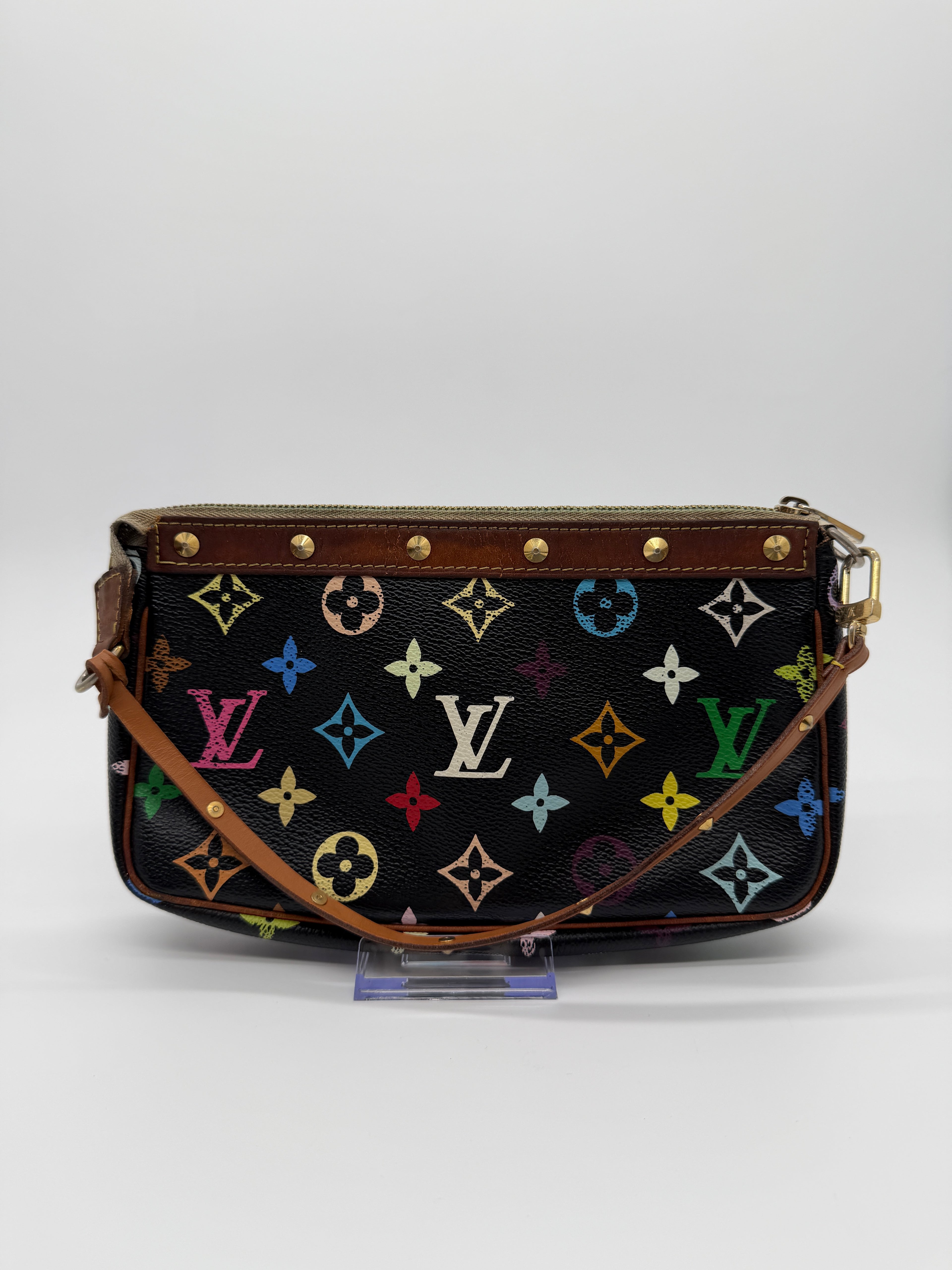 Louis Vuitton Murakami Multicolor Black Pochette