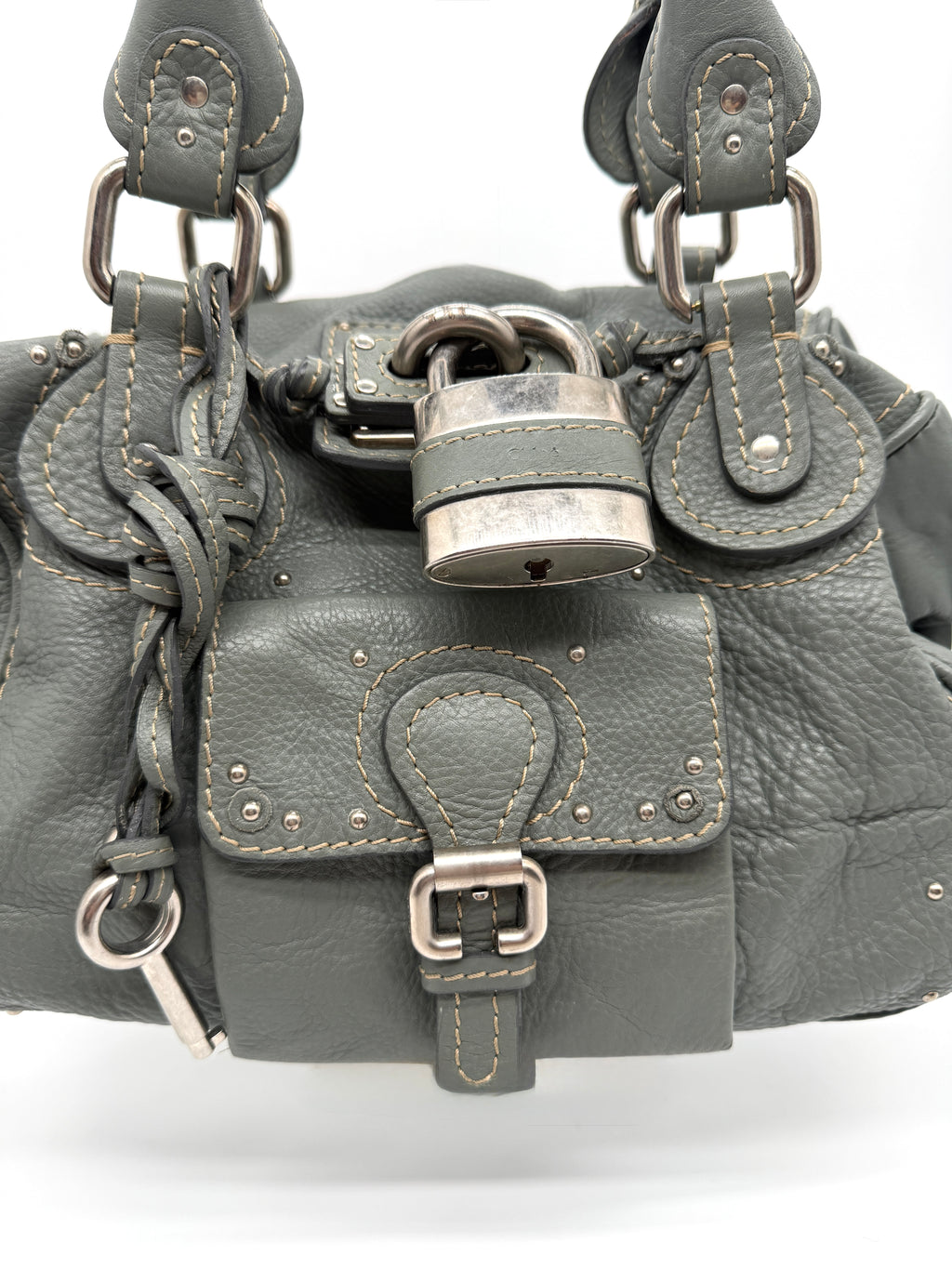 Chloe Paddington Calfskin Front Pocket Bag