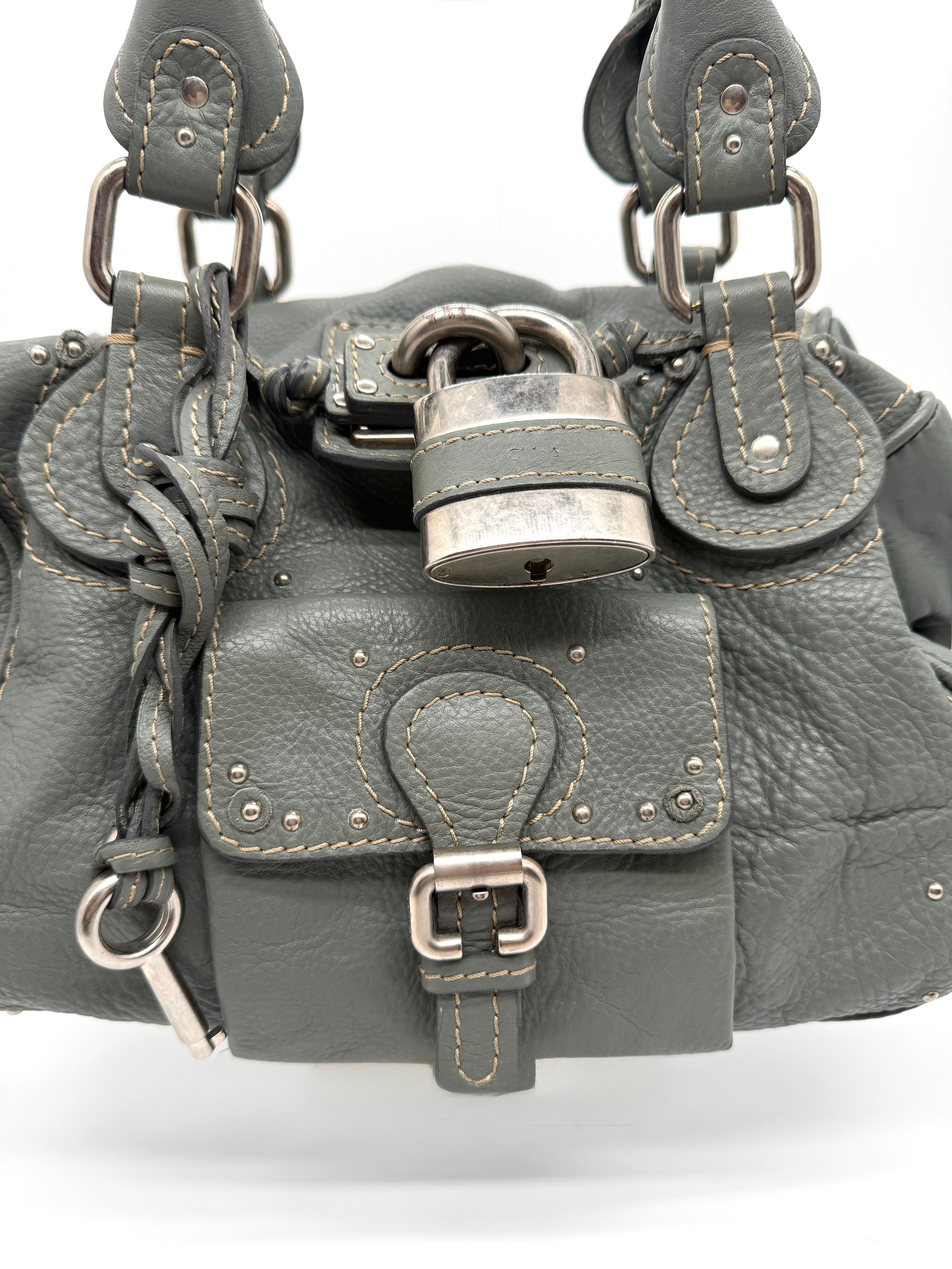 Chloe Paddington Calfskin Front Pocket Bag
