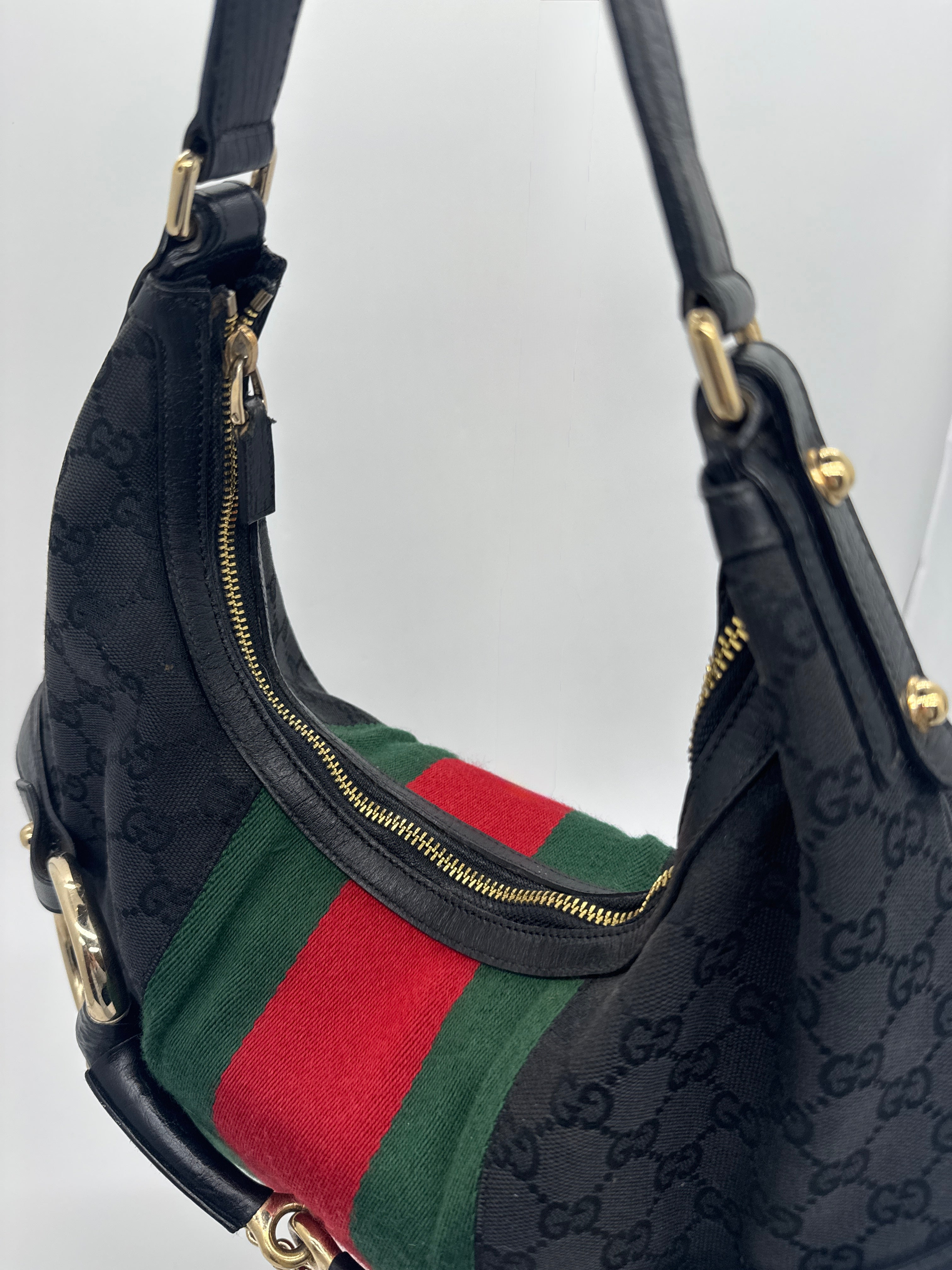 Gucci Black Hobo Bag