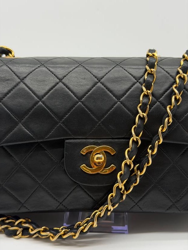 Chanel Double Flap Quilted Lambskin Small
