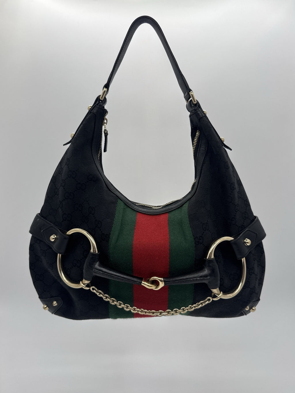 Gucci Black Hobo Bag